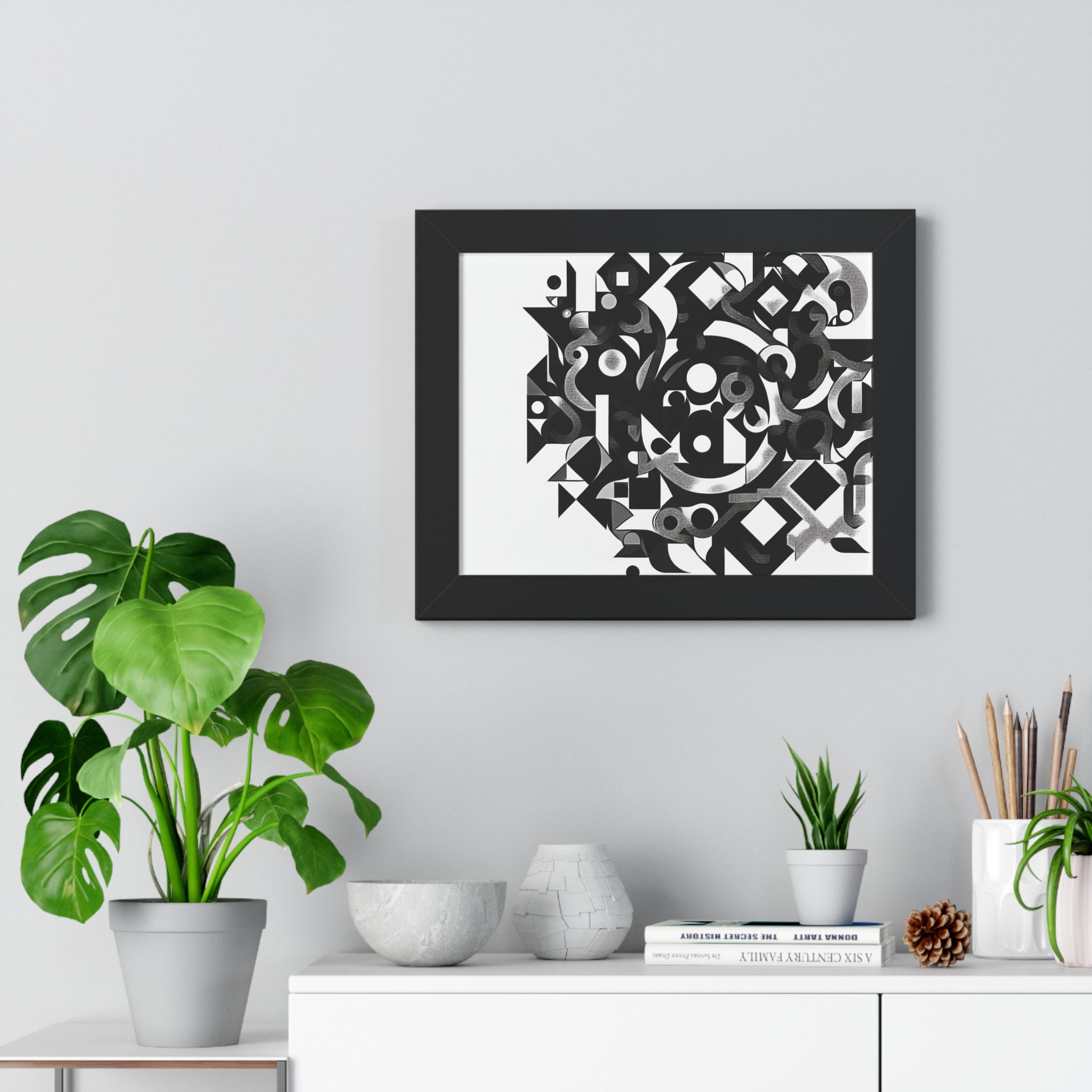 Eclipse of Contrast | Framed Print