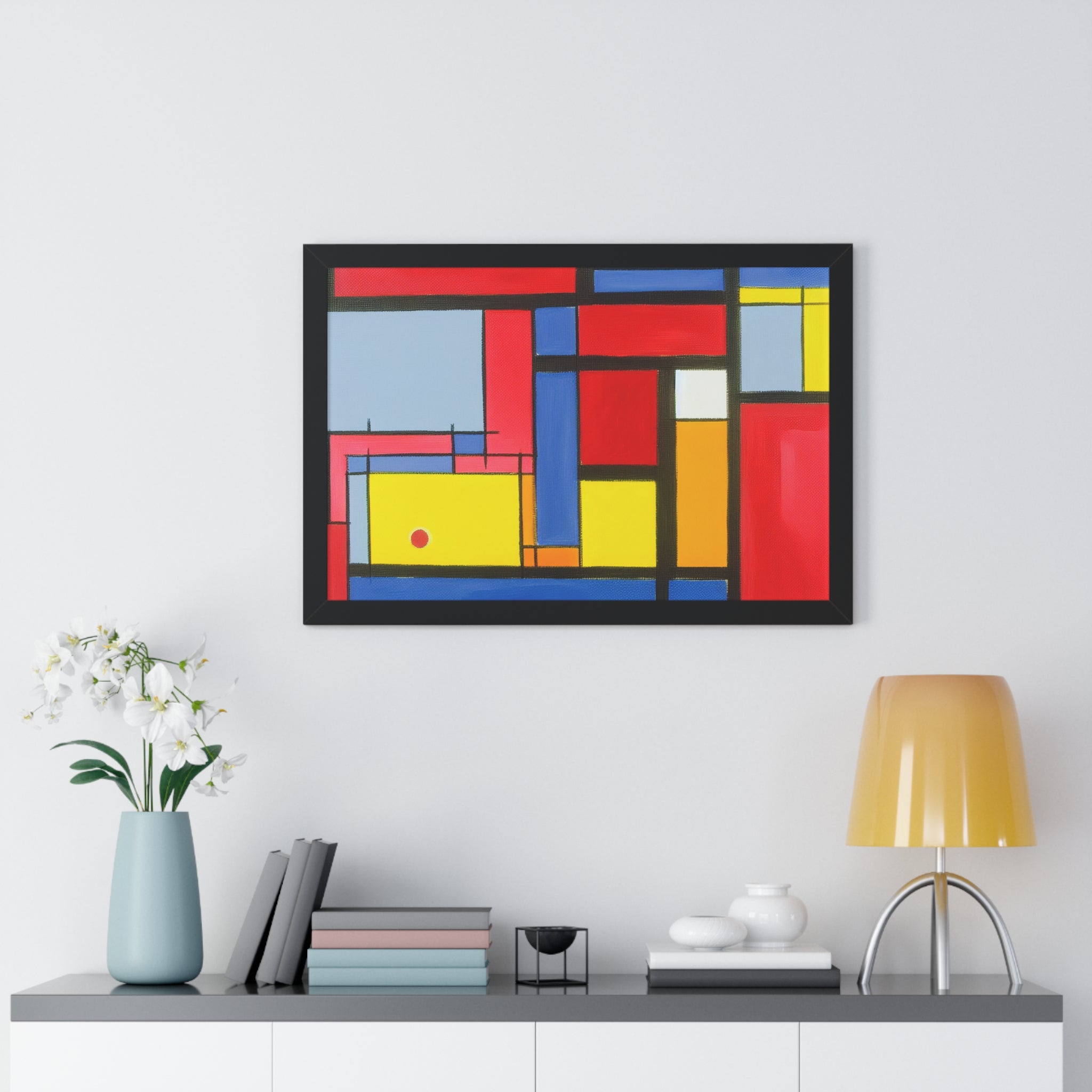 Primary Harmony and Tension | Framed Print
