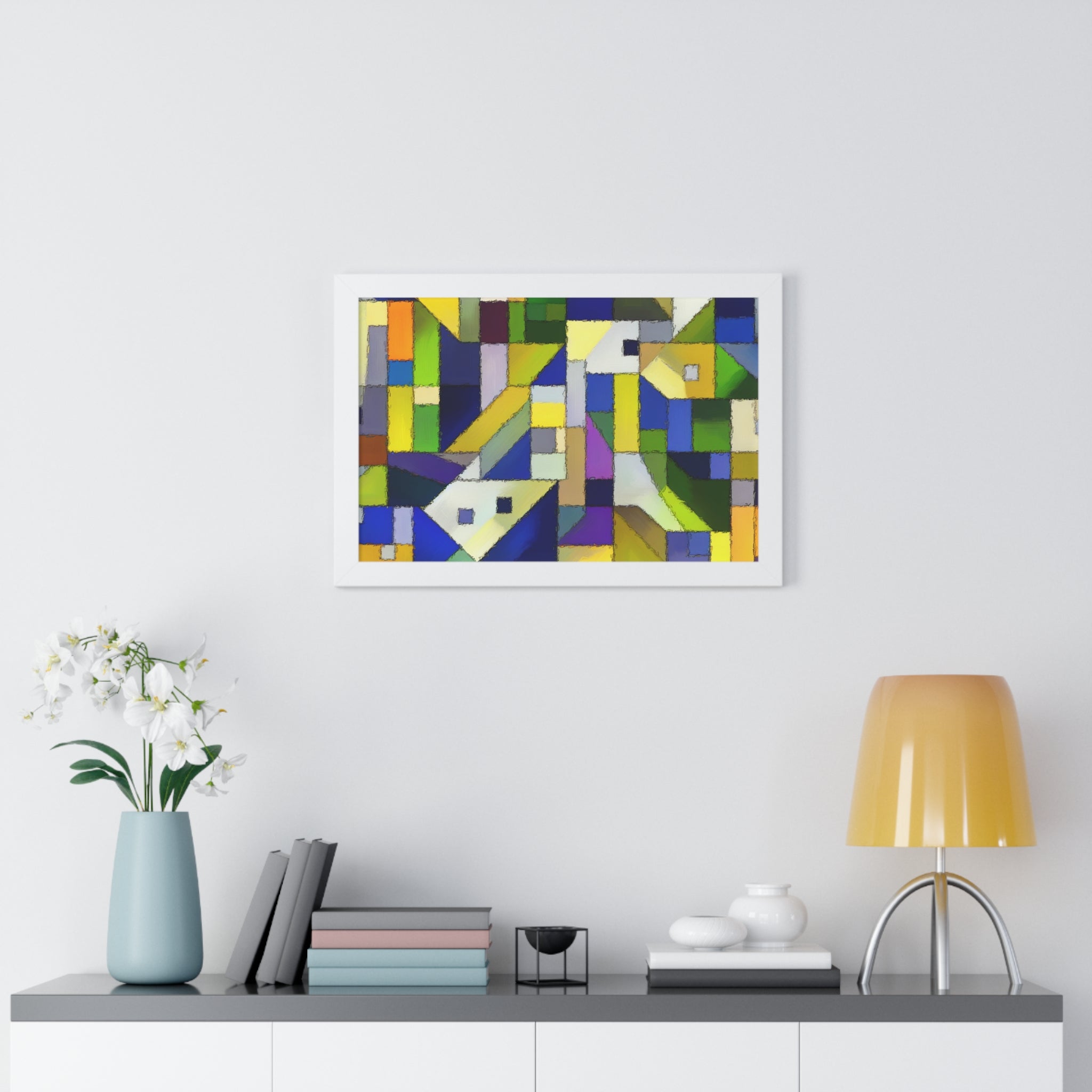 Fractured Harmony and Light | Framed Print