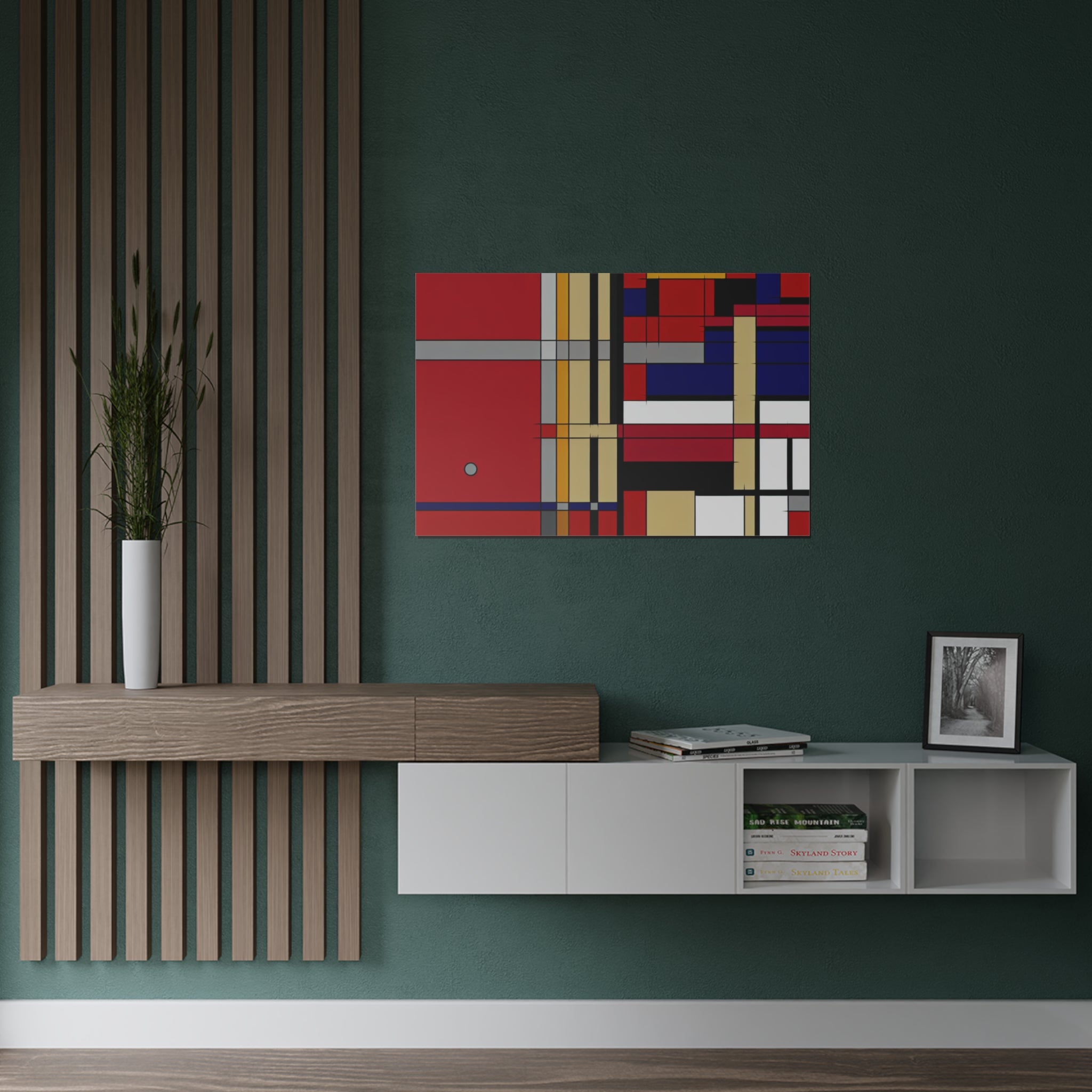 Dynamic Harmony of Shapes | Satin Print