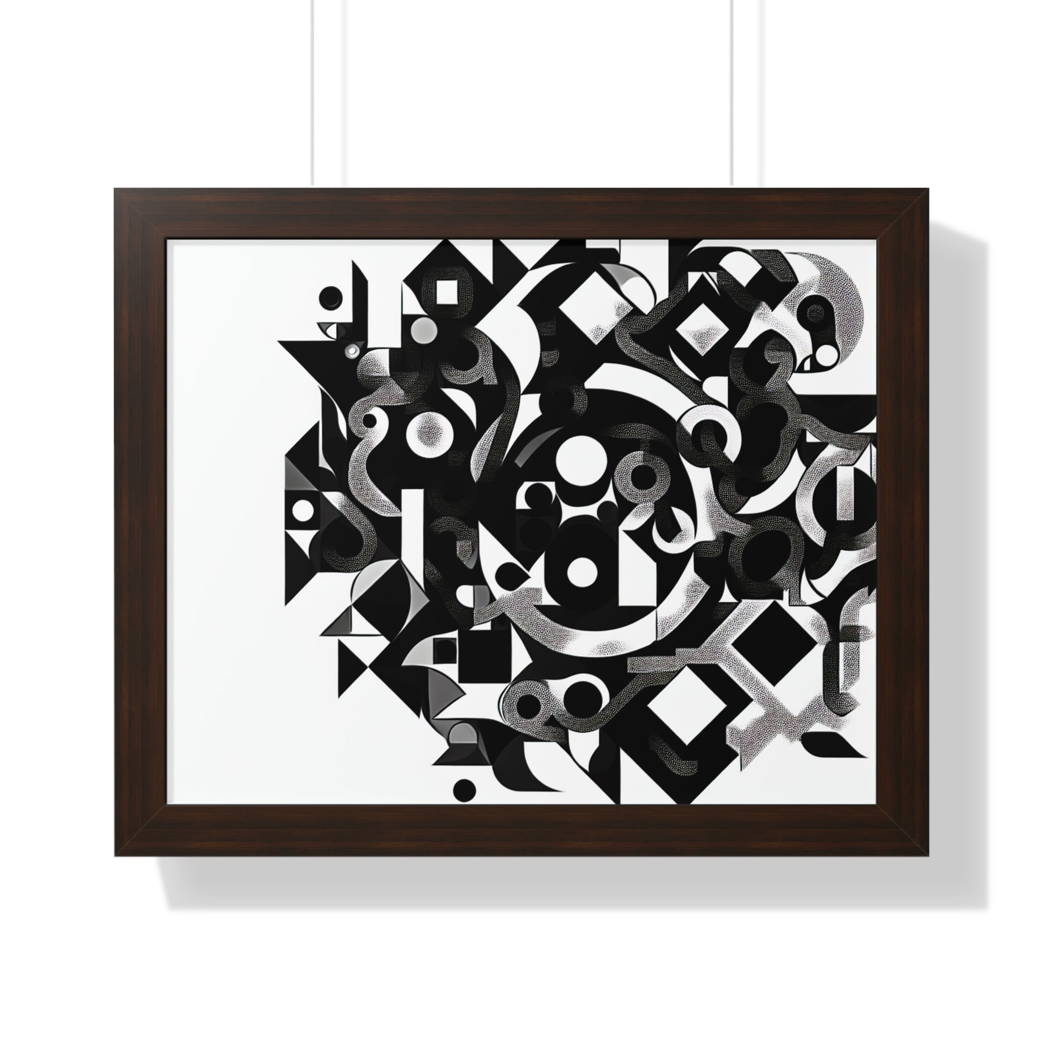 Eclipse of Contrast | Framed Print