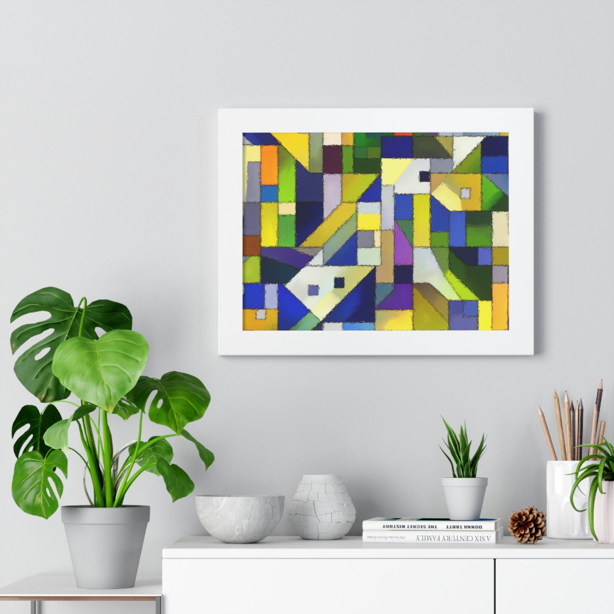 Fractured Harmony and Light | Framed Print