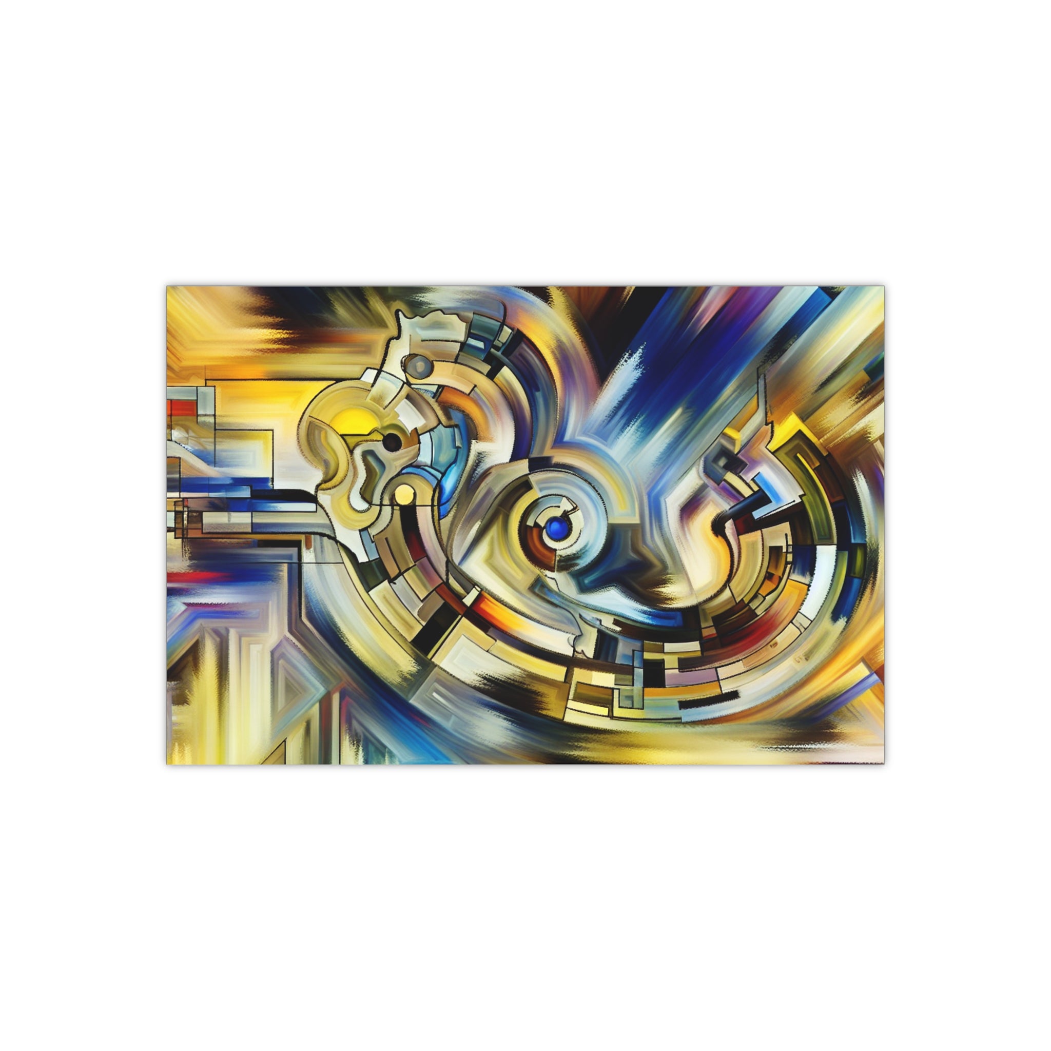 Kinetic Symphony of Chaos | Satin Print