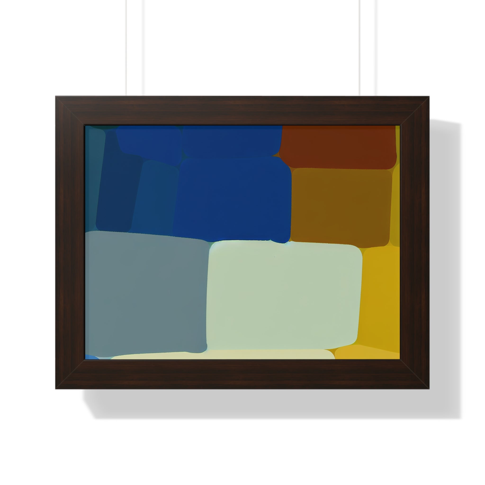 Fluid Harmony and Depth | Framed Print