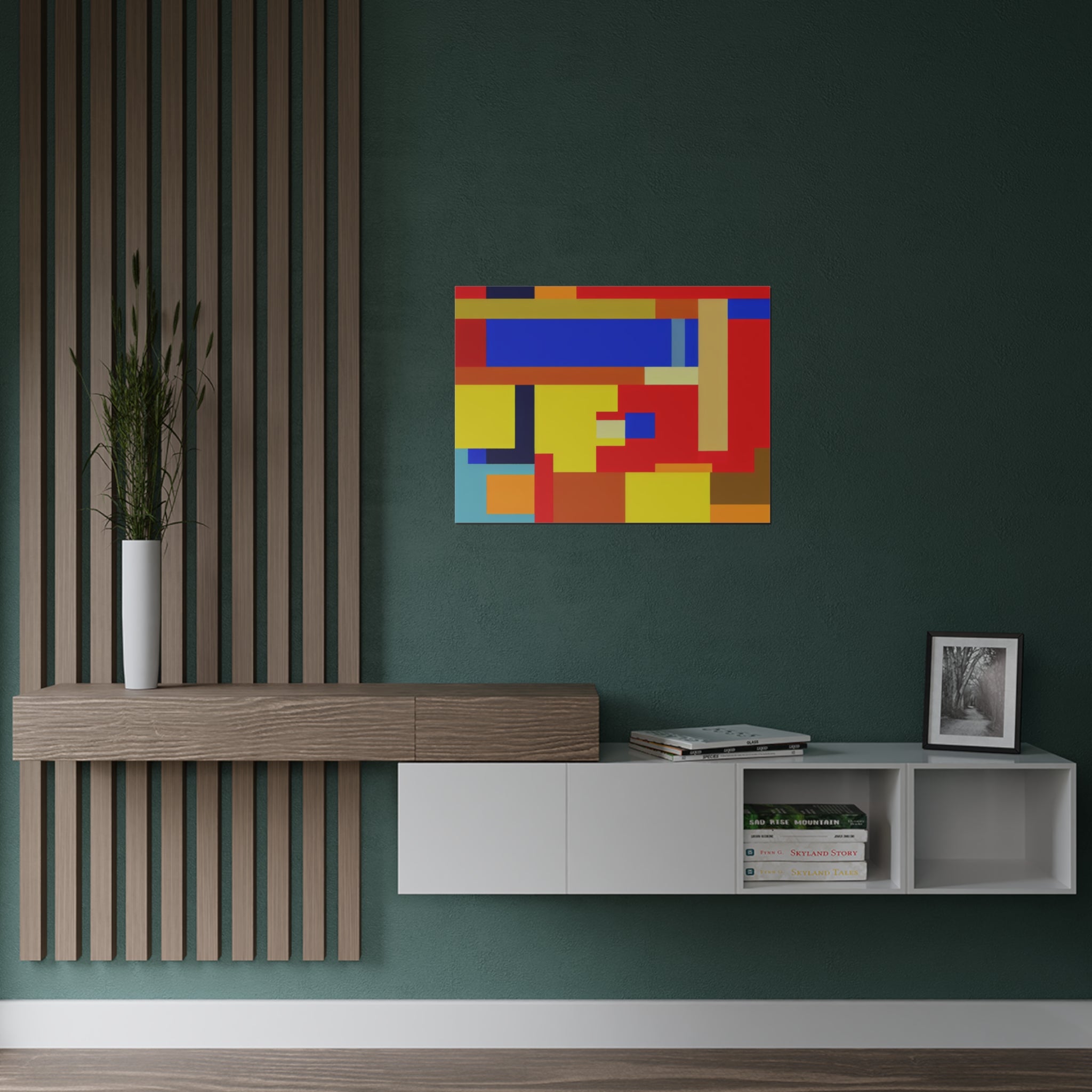 Vibrant Harmony Unleashed | Satin Print