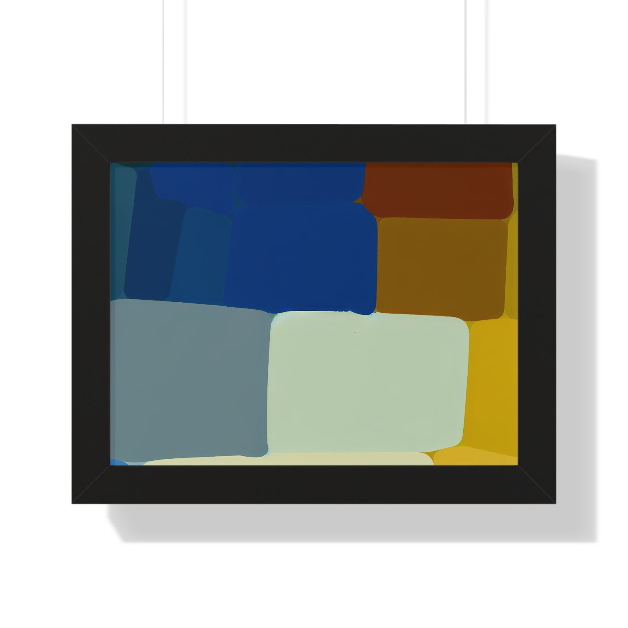 Fluid Harmony and Depth | Framed Print