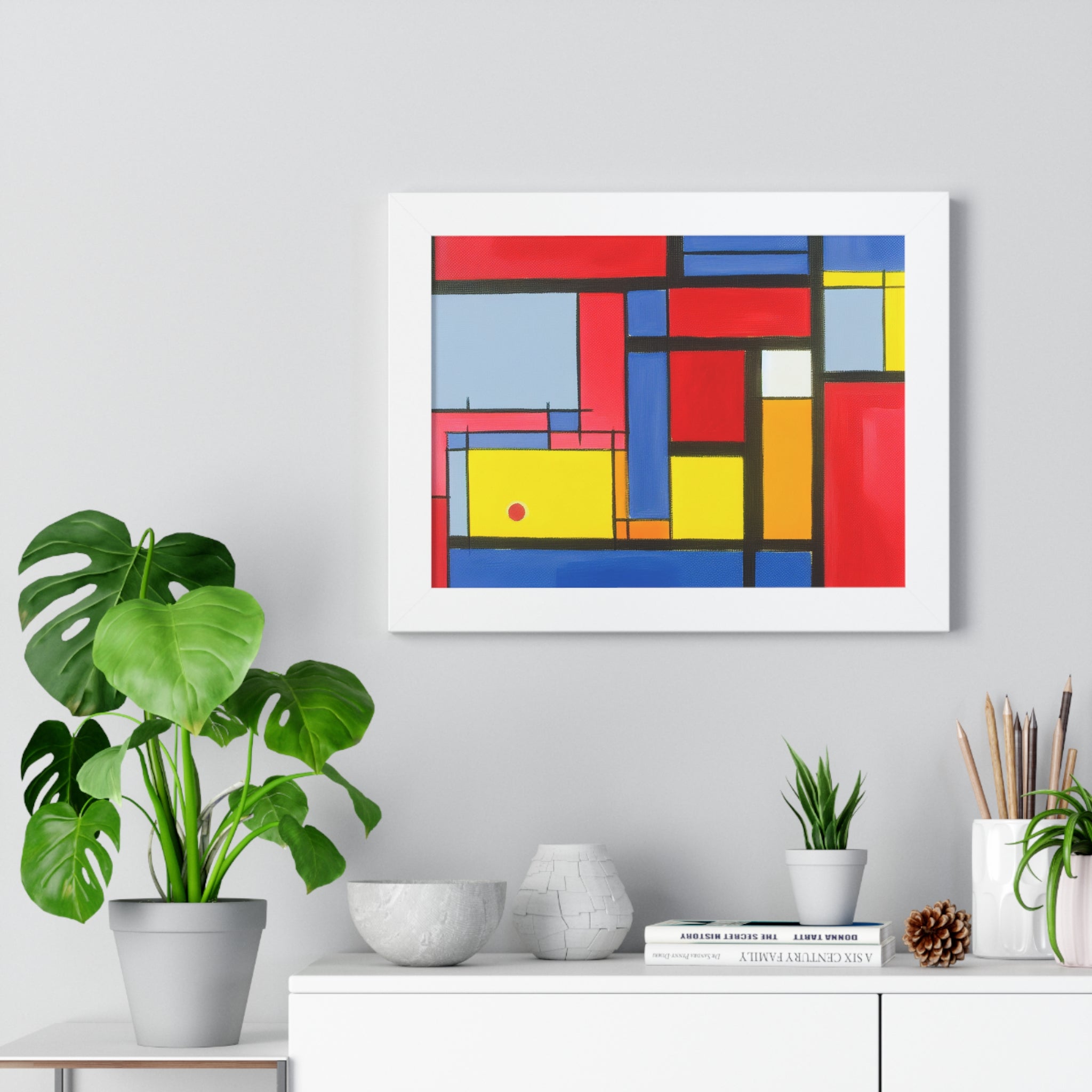 Primary Harmony and Tension | Framed Print