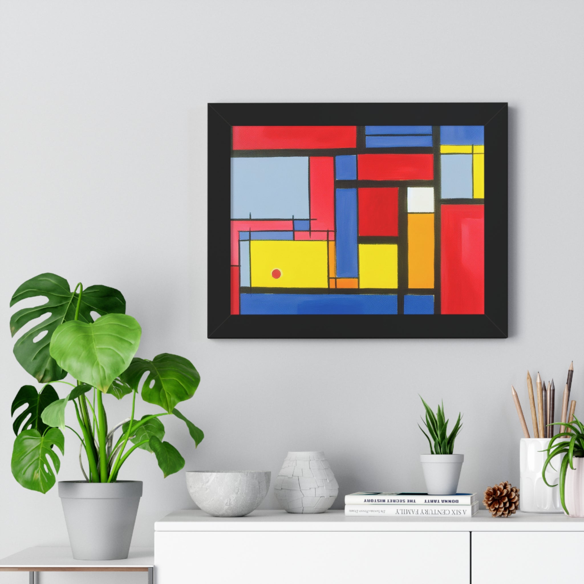 Primary Harmony and Tension | Framed Print
