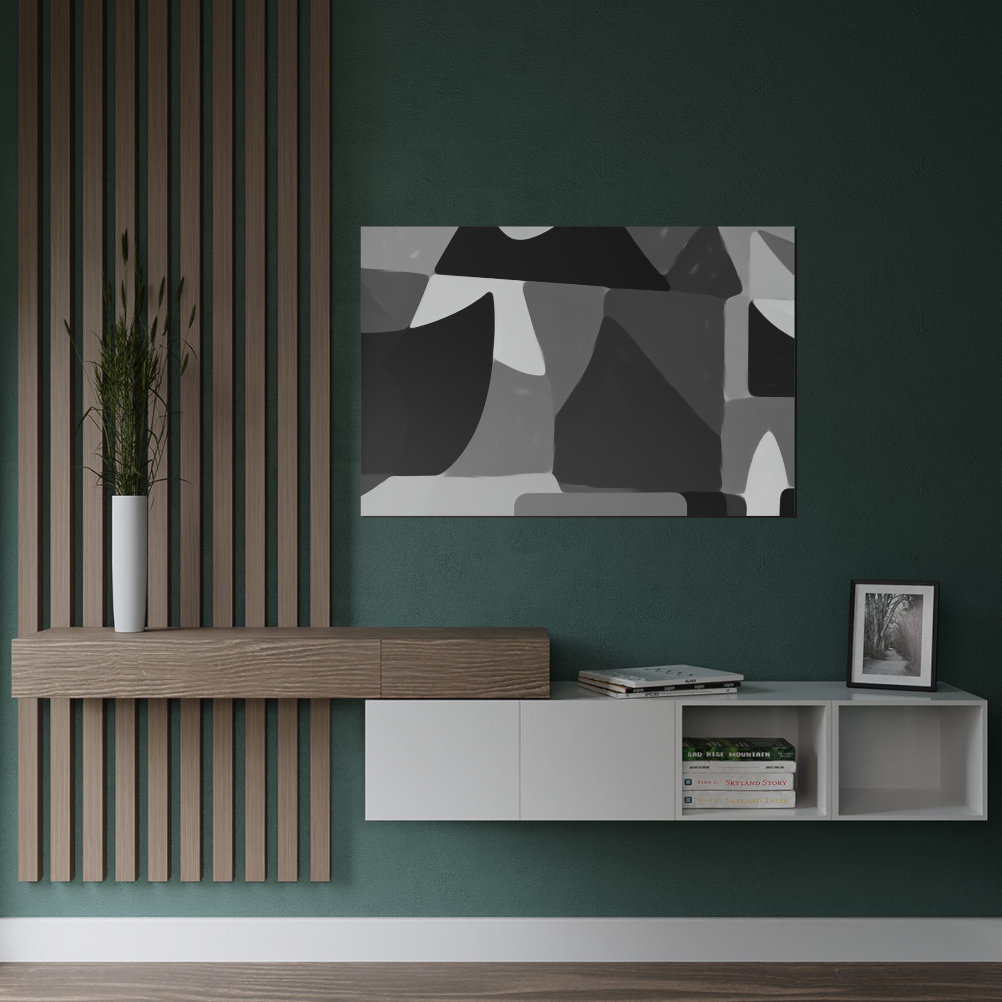 Shadows and Silhouettes | Satin Print