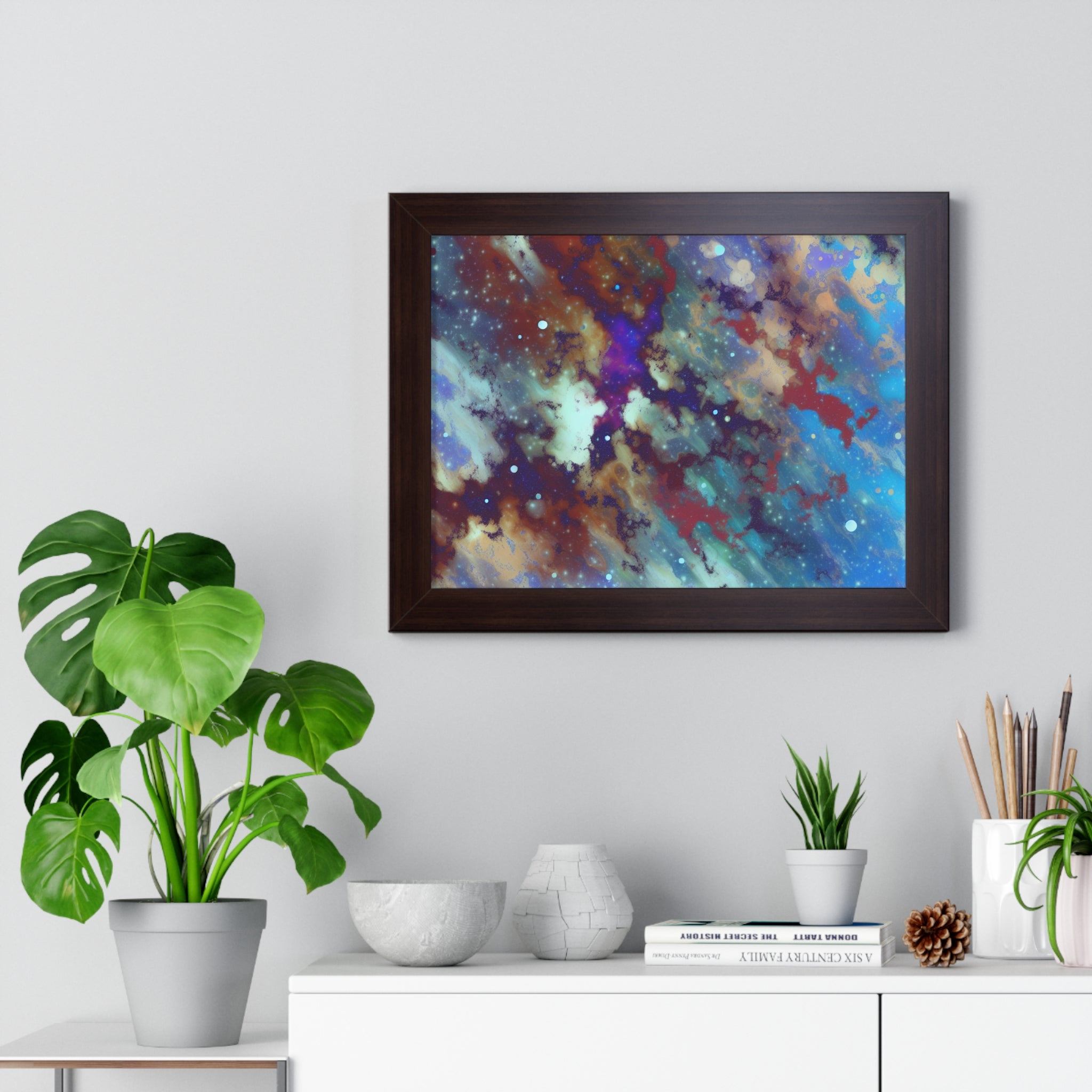 Stellar Whispers and Cosmic Dreams | Framed Print