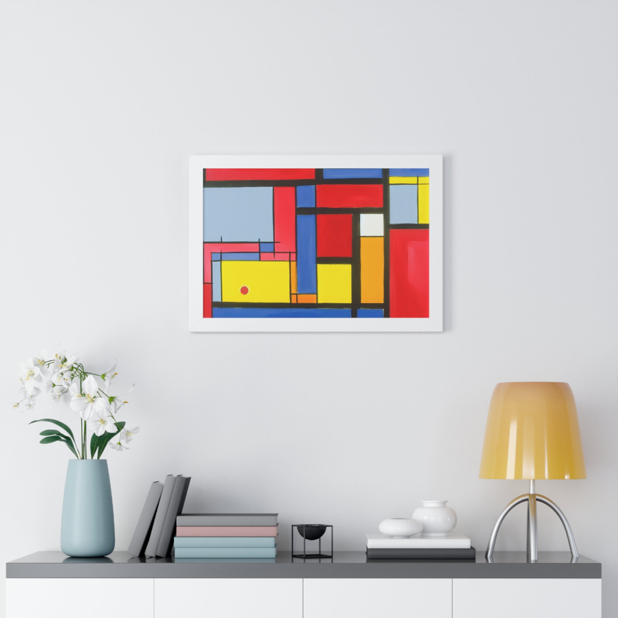 Primary Harmony and Tension | Framed Print