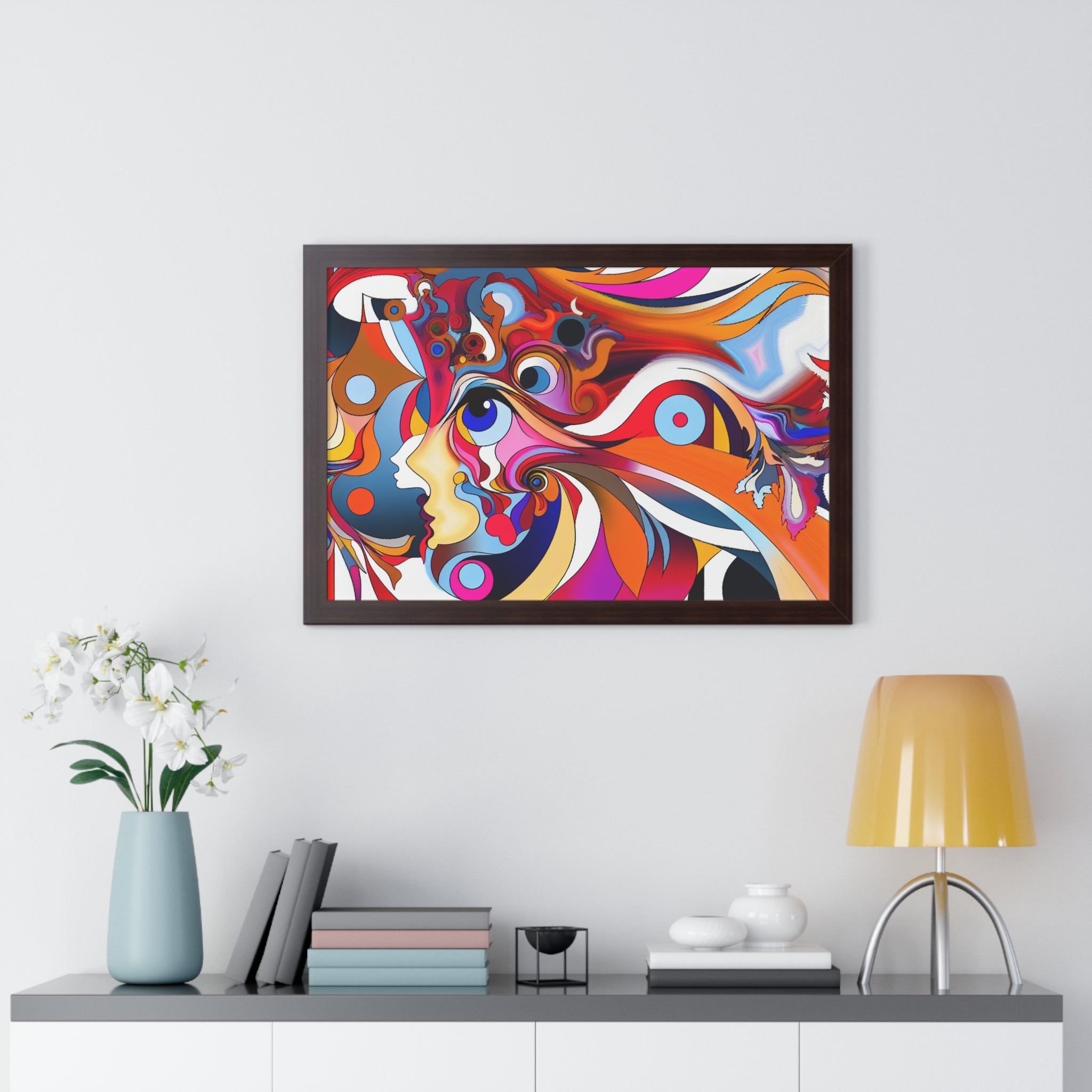 Chroma Dreamscape Fusion | Framed Print