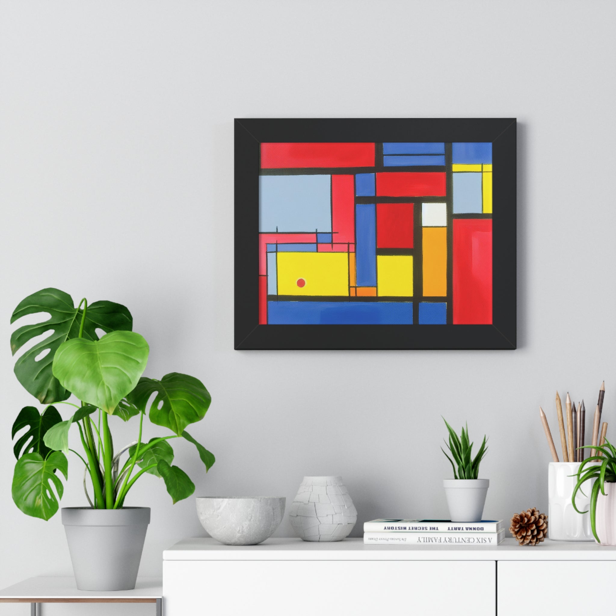 Primary Harmony and Tension | Framed Print