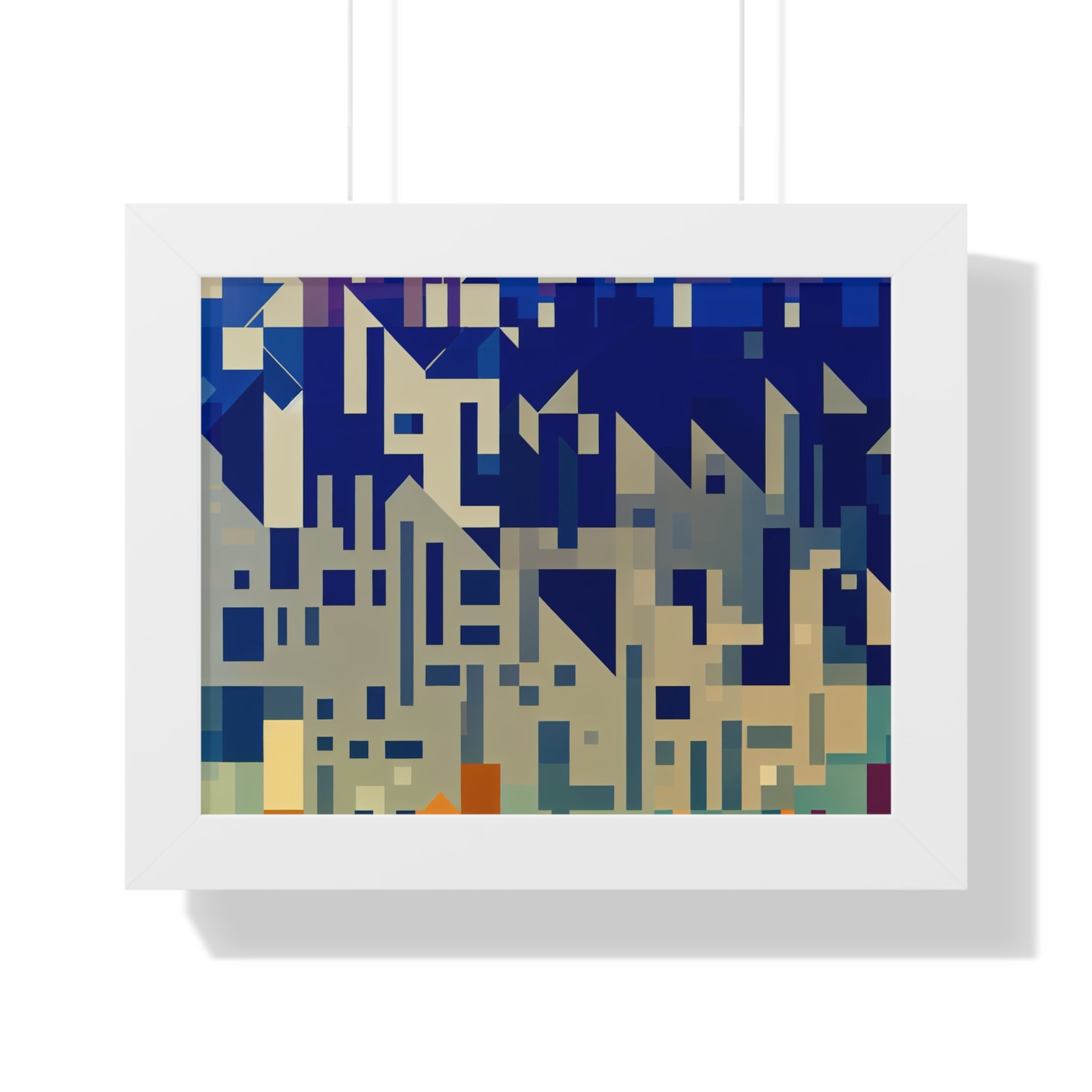 Urban Echoes and Silhouettes | Framed Print