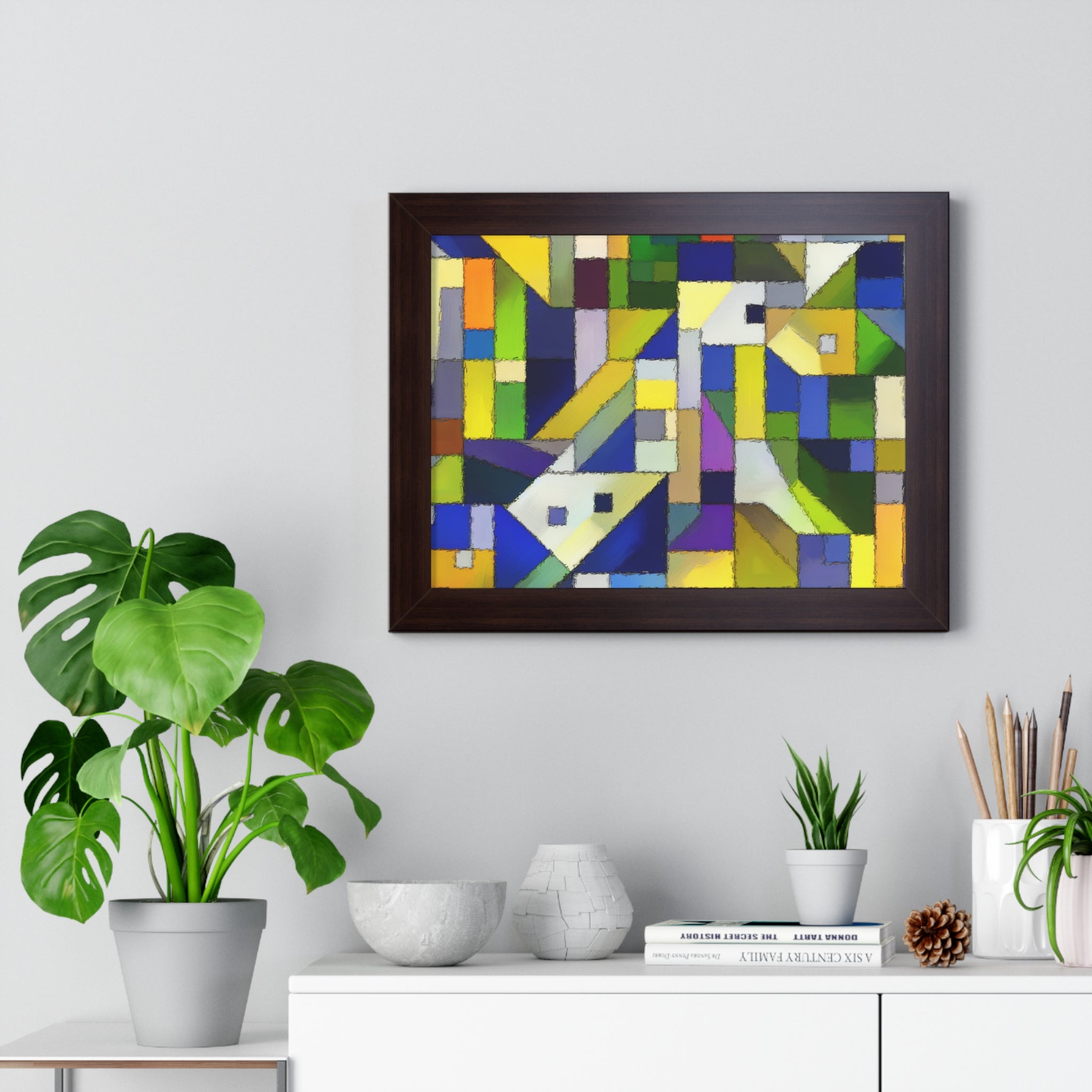 Fractured Harmony and Light | Framed Print