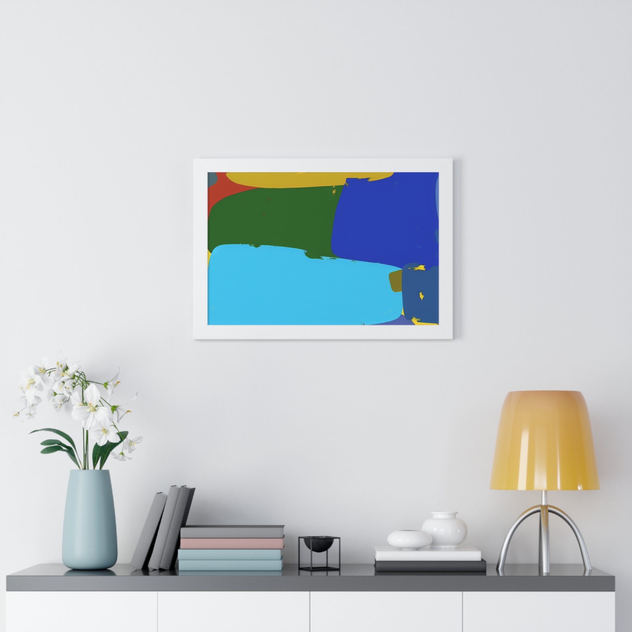 Vibrant Echoes of Energy | Framed Print
