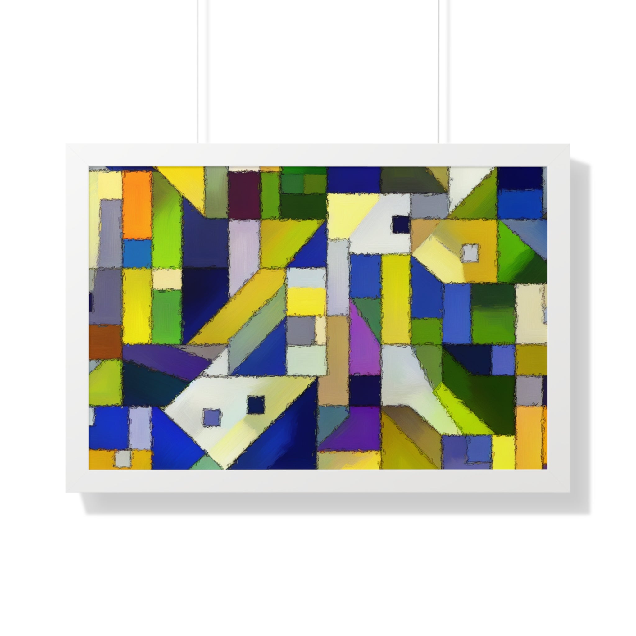 Fractured Harmony and Light | Framed Print
