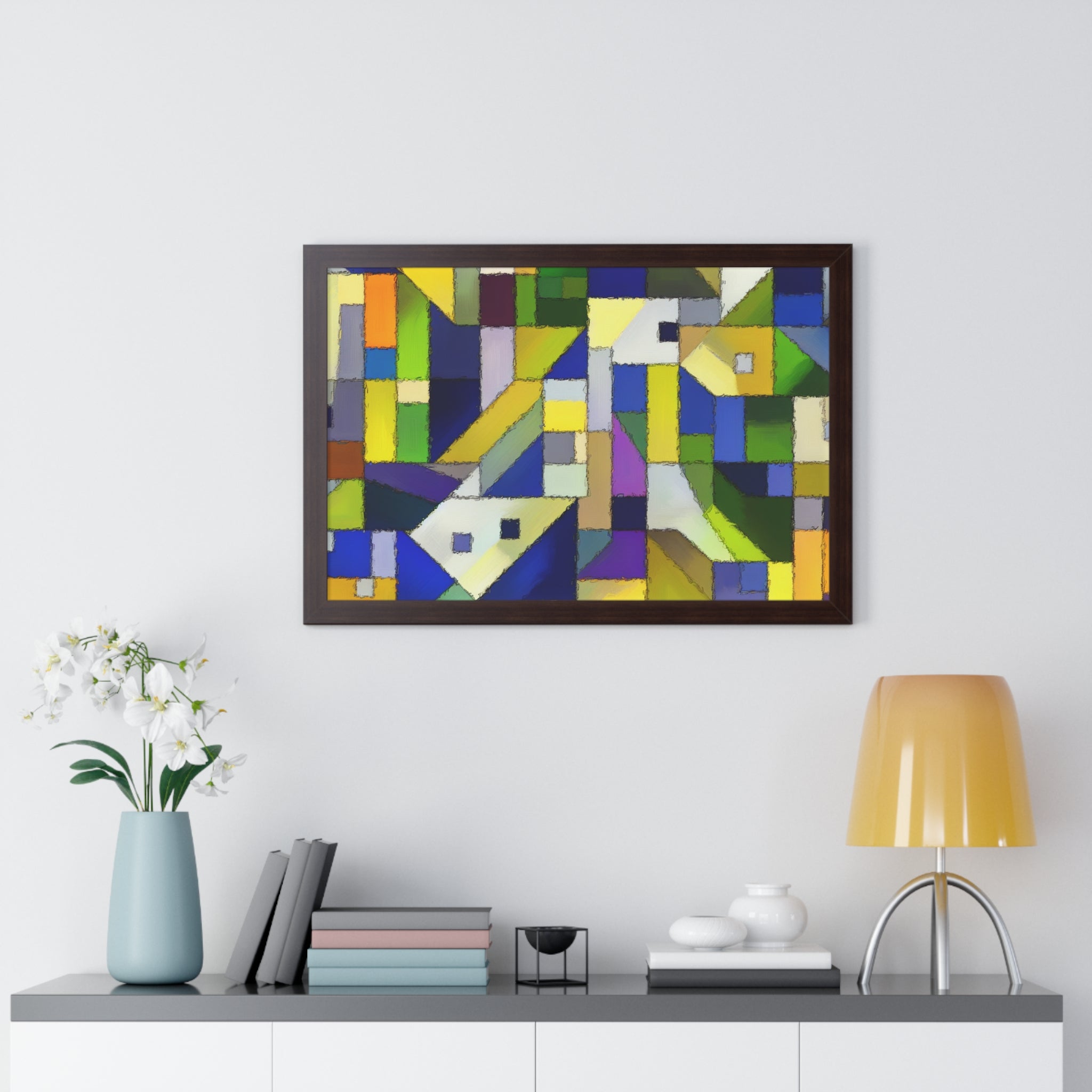 Fractured Harmony and Light | Framed Print