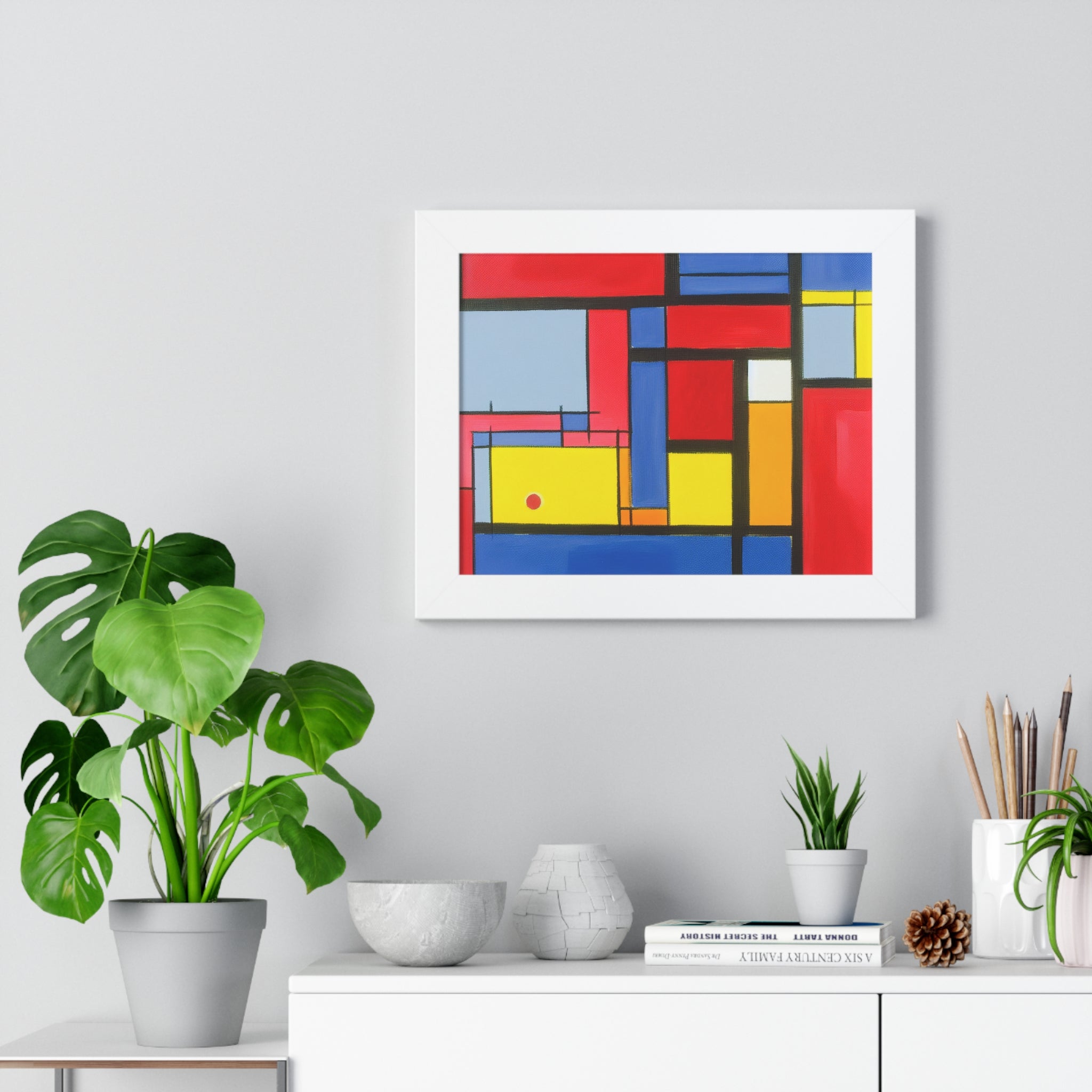Primary Harmony and Tension | Framed Print