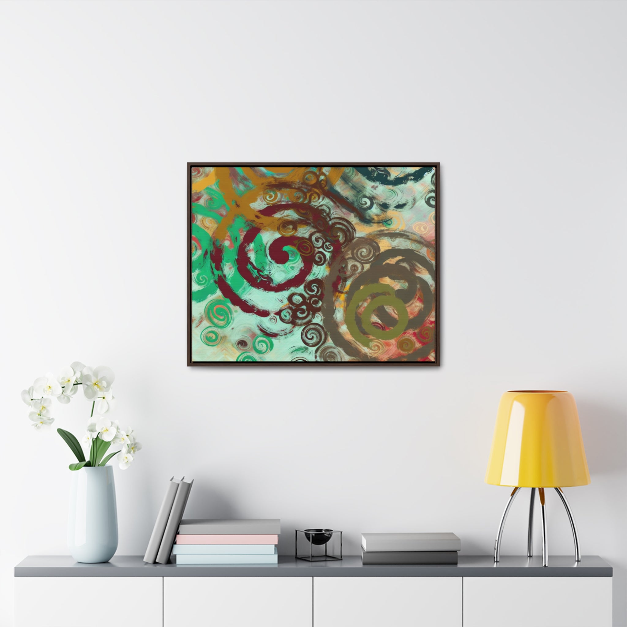 Dance of Colors | Framed Canvas