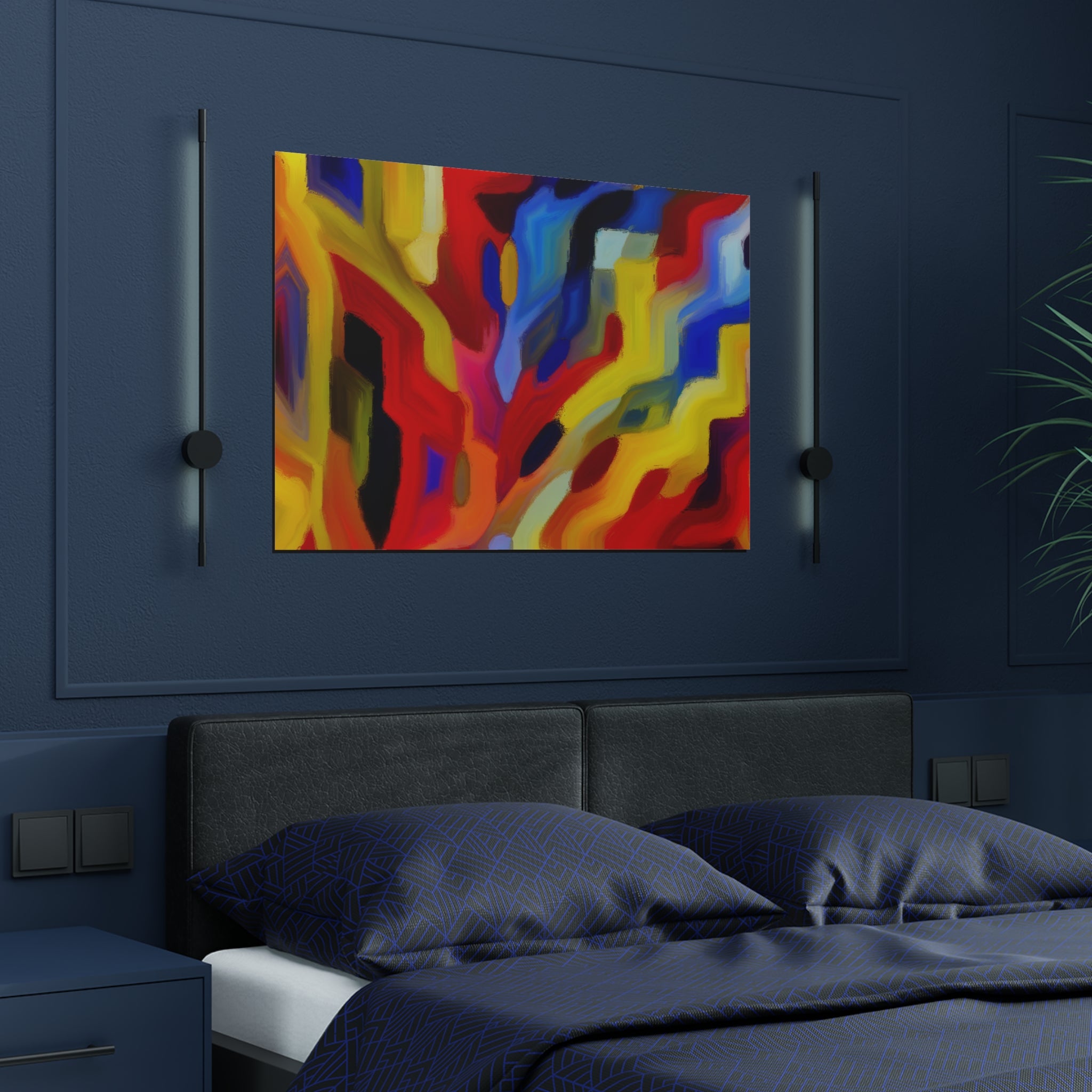 Chromatic Chaos Unveiled | Satin Print