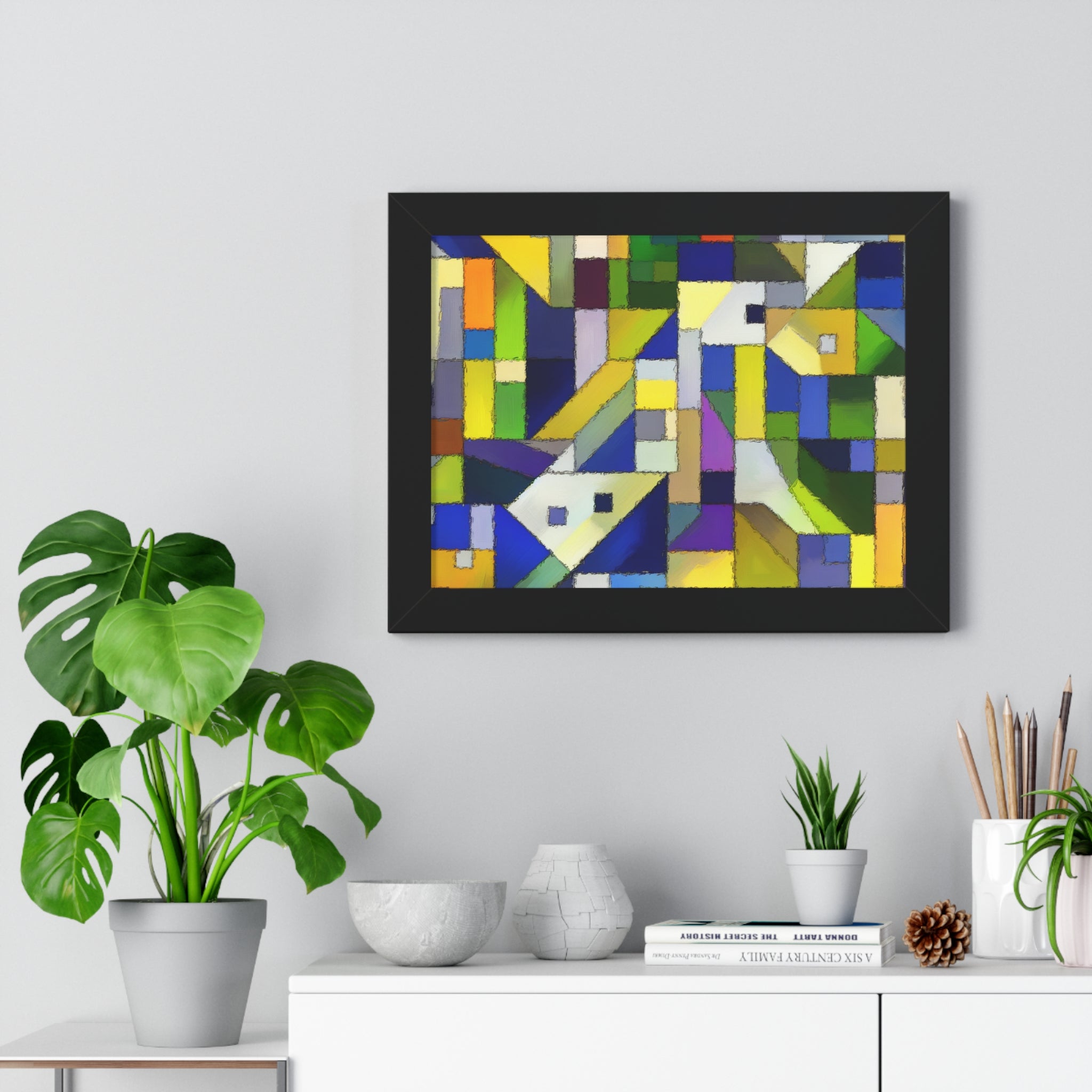 Fractured Harmony and Light | Framed Print
