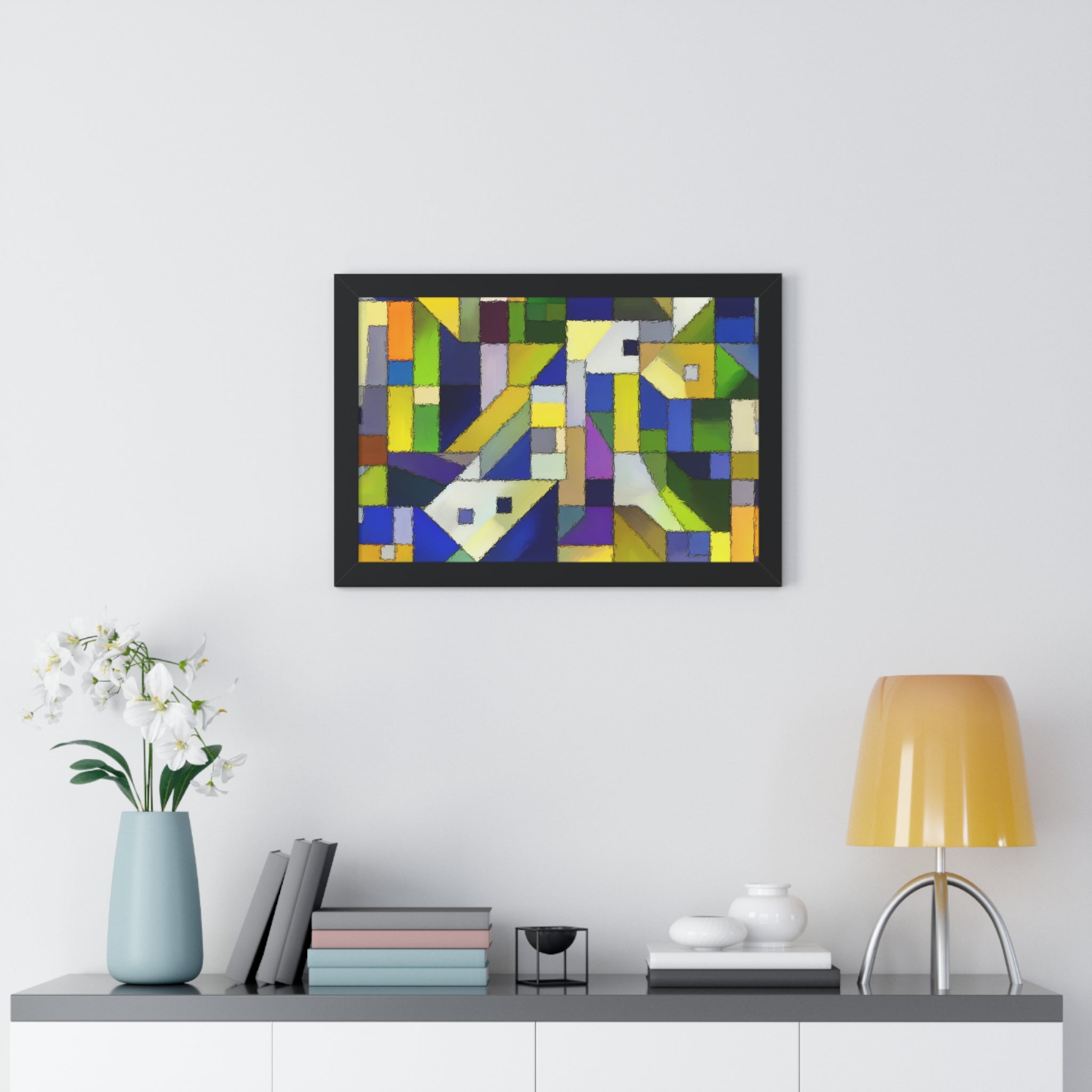Fractured Harmony and Light | Framed Print