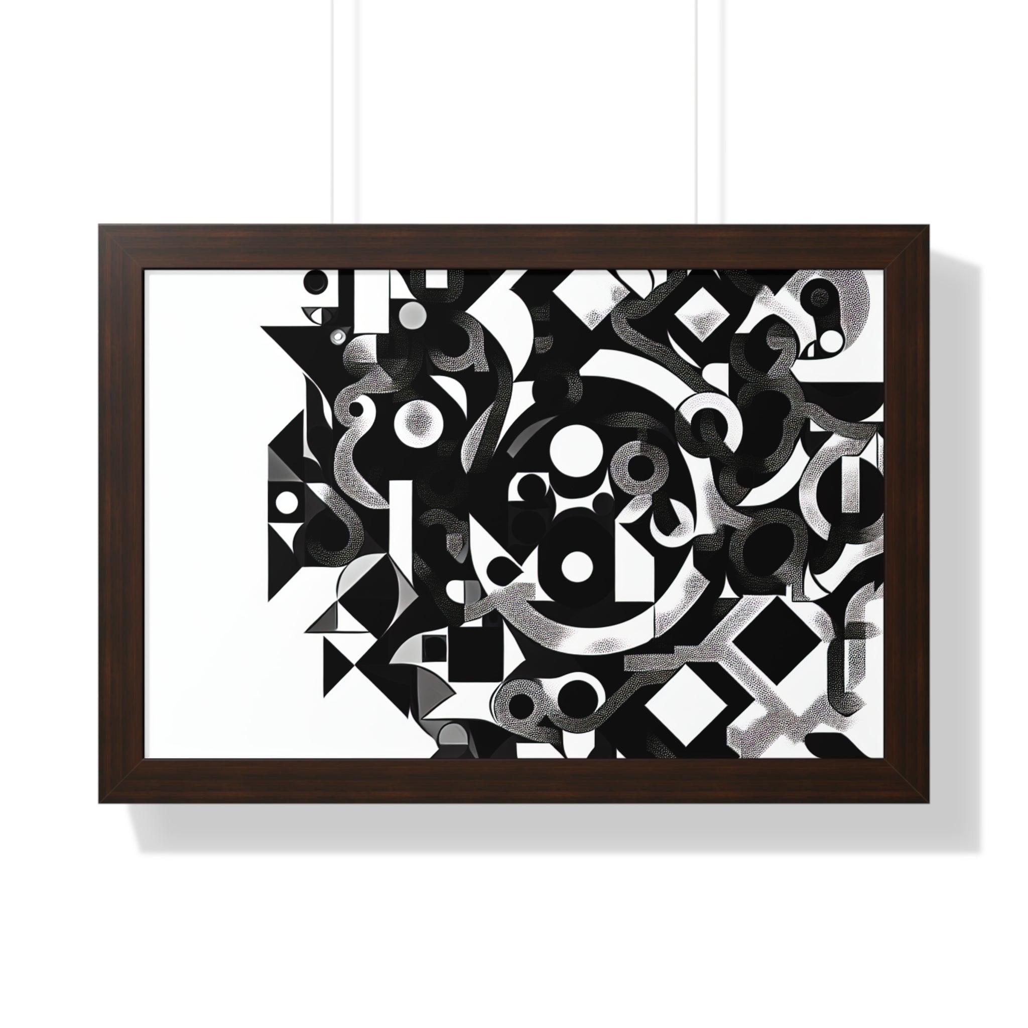 Eclipse of Contrast | Framed Print