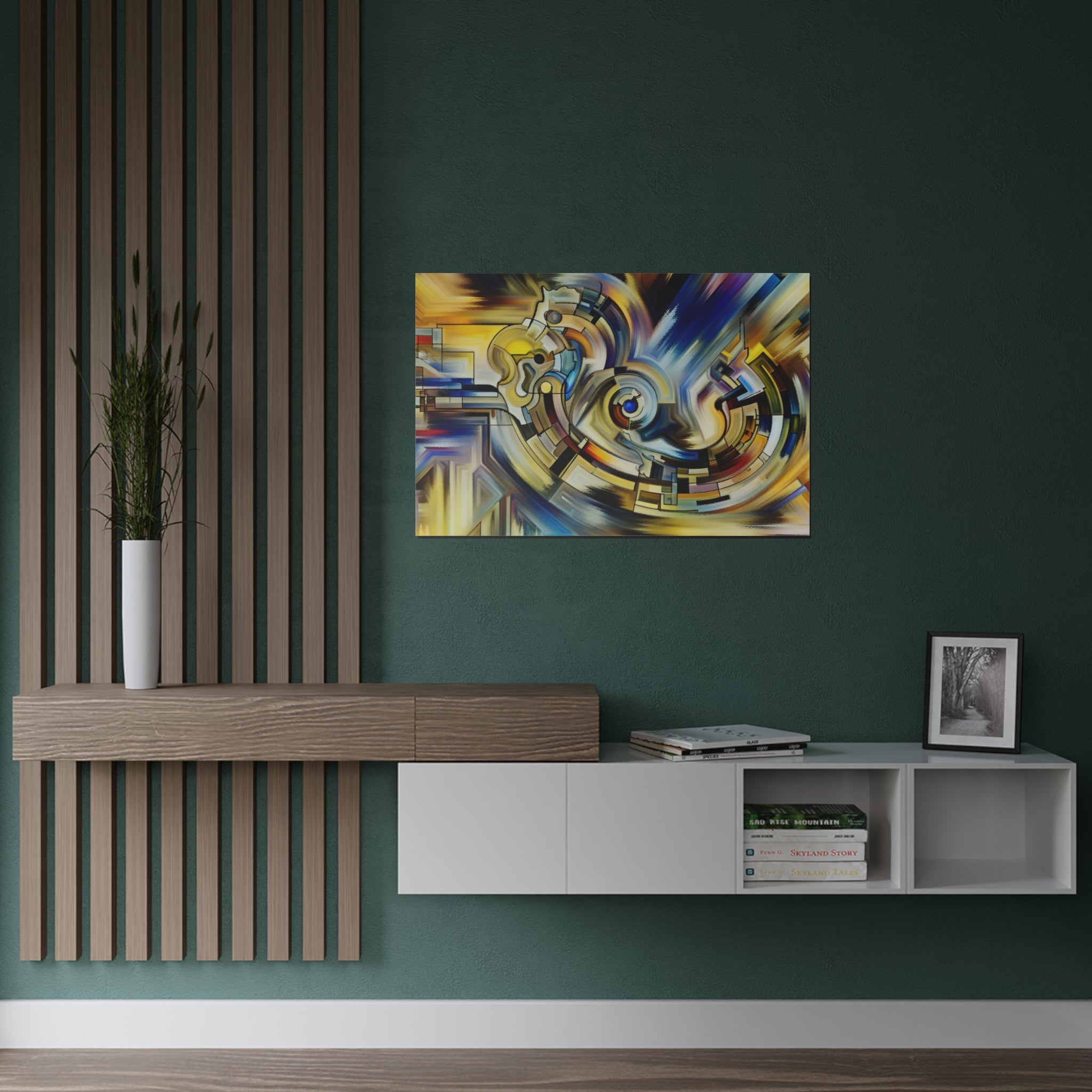 Kinetic Symphony of Chaos | Satin Print