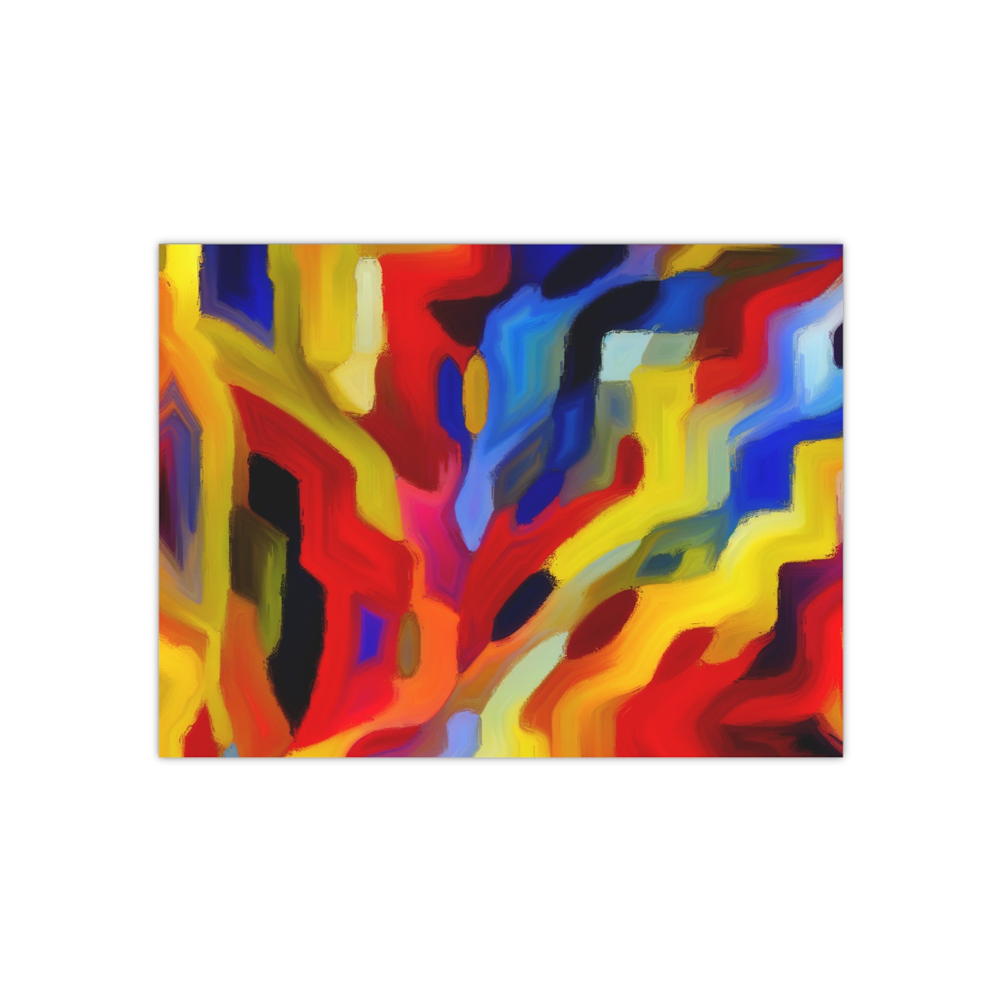 Chromatic Chaos Unveiled | Satin Print
