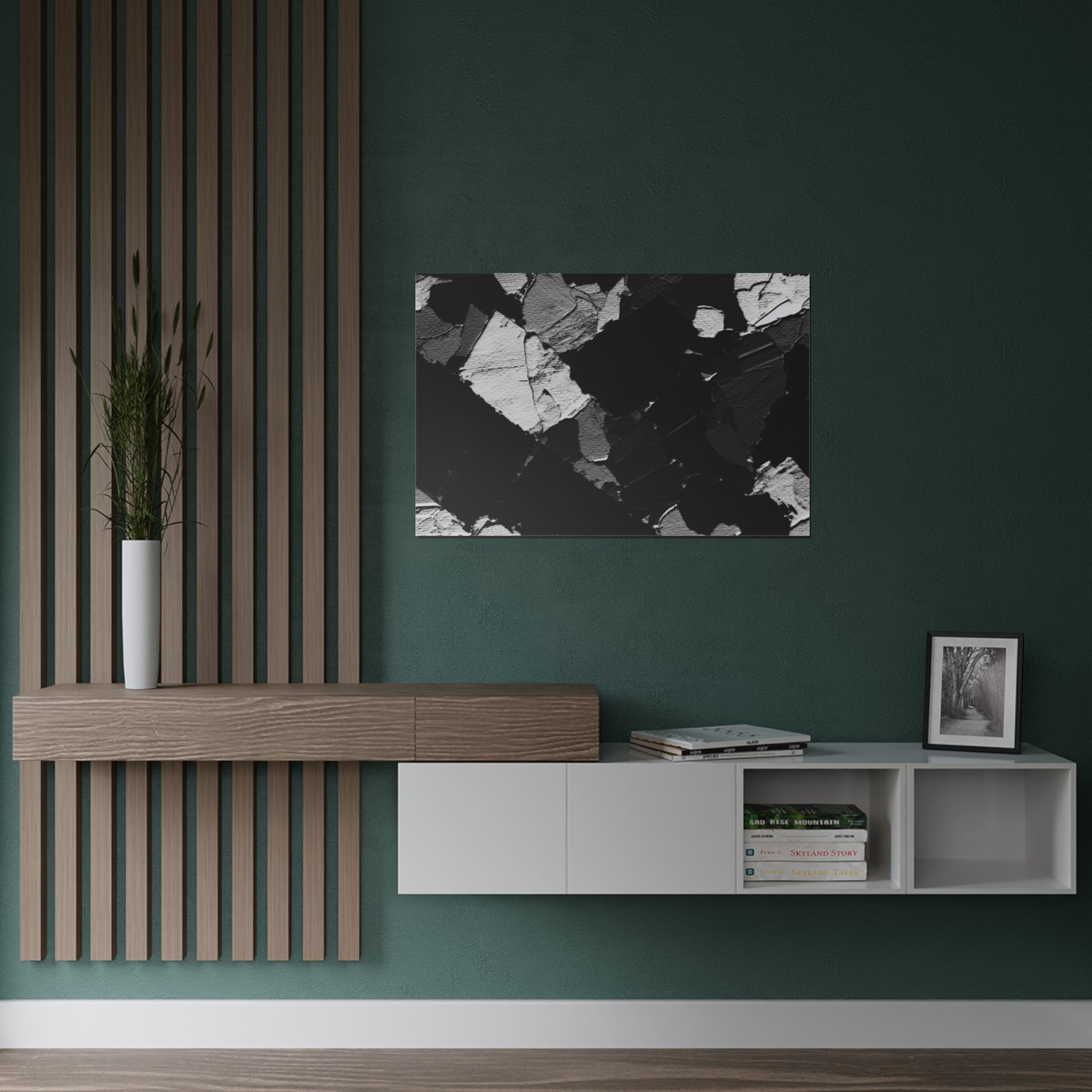 Ebullient Shadows and Light | Satin Print