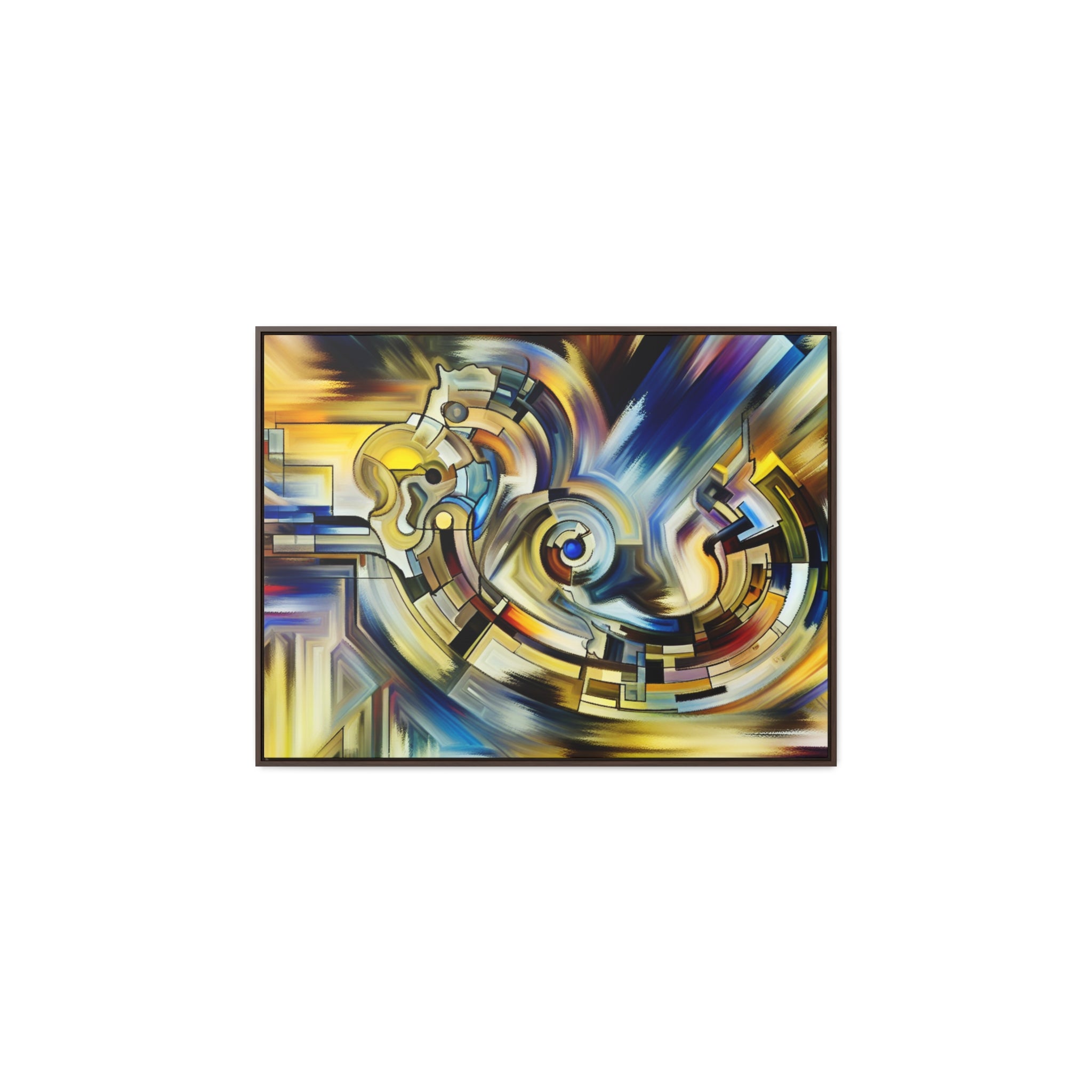 Kinetic Symphony of Chaos | Framed Canvas