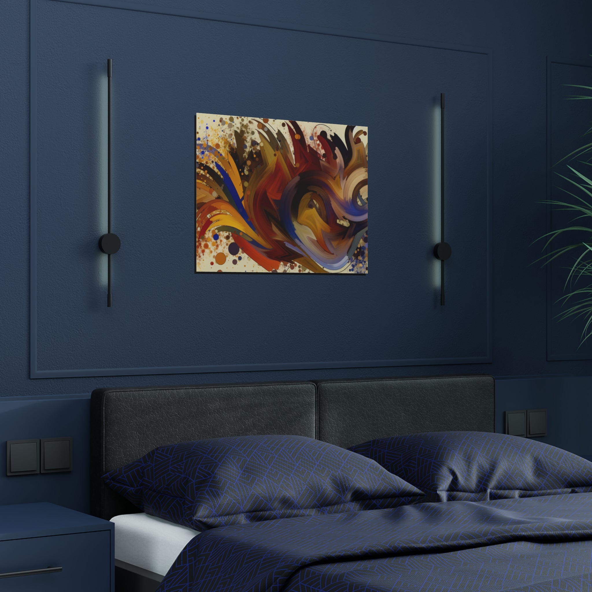 Primal Energies Unleashed | Satin Print