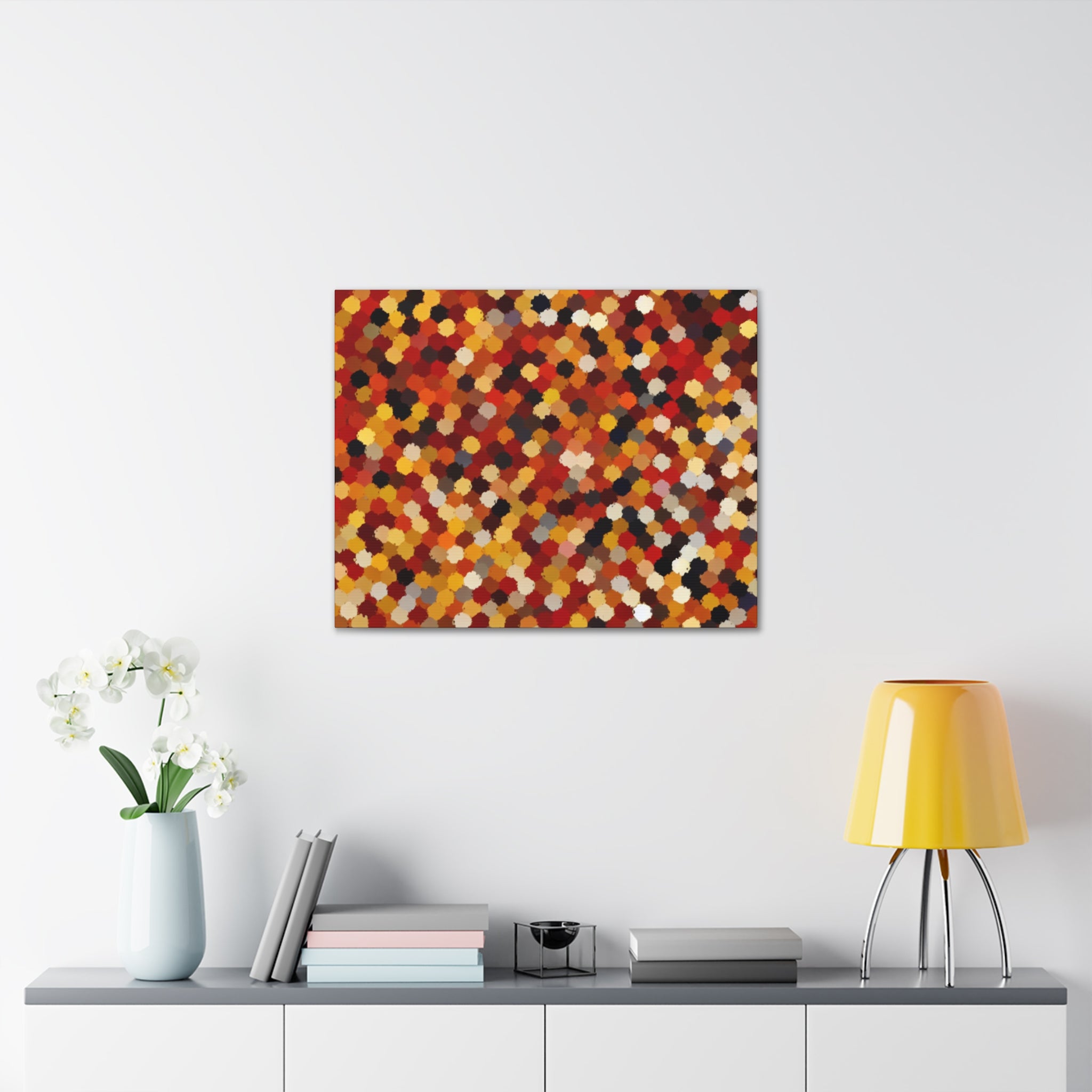 Radiant Dance of Circles | Canvas