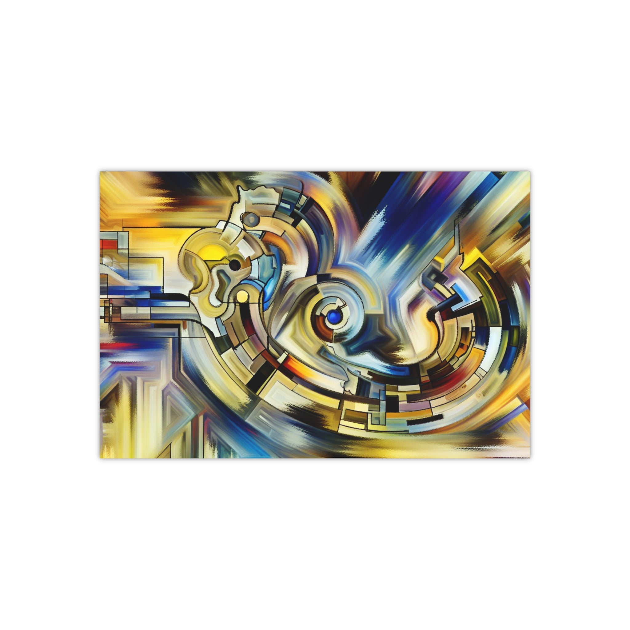 Kinetic Symphony of Chaos | Satin Print