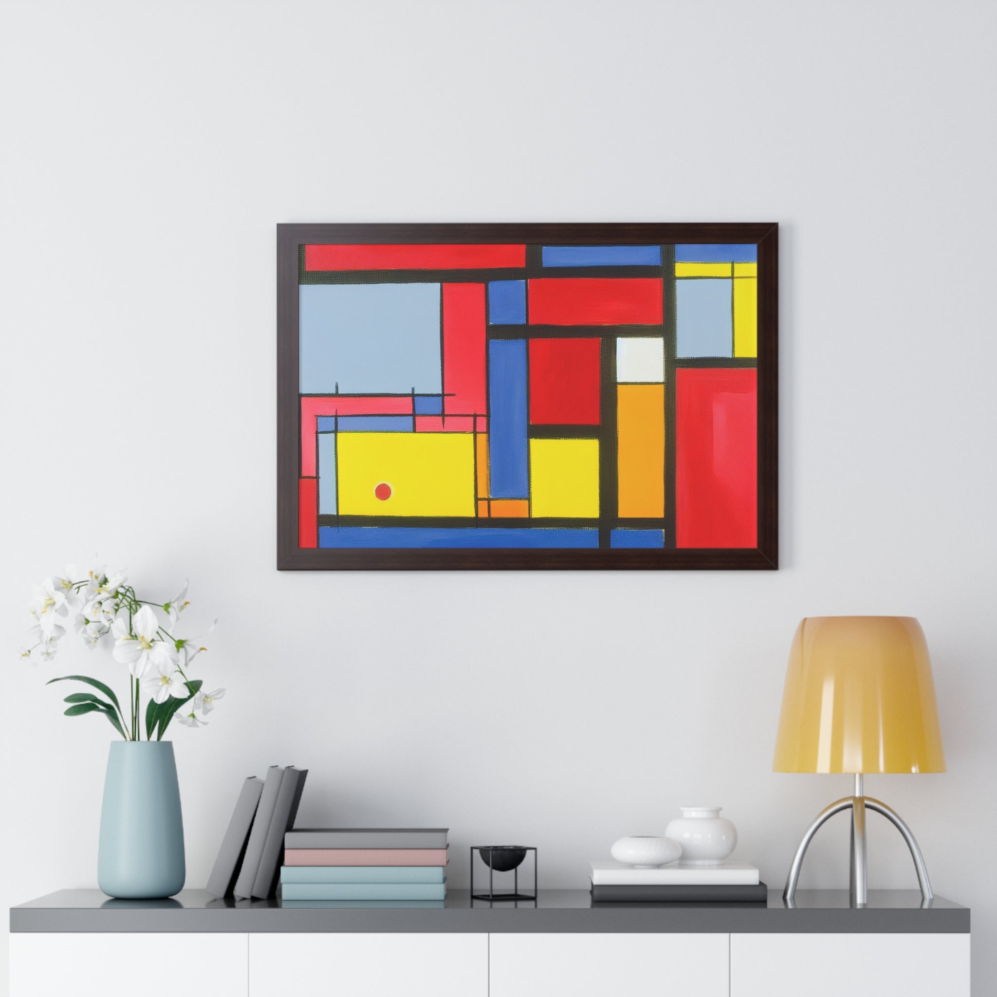 Primary Harmony and Tension | Framed Print