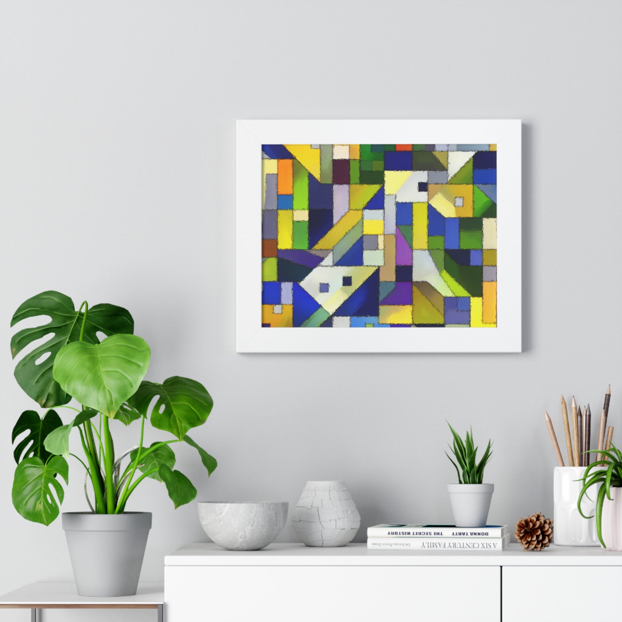 Fractured Harmony and Light | Framed Print