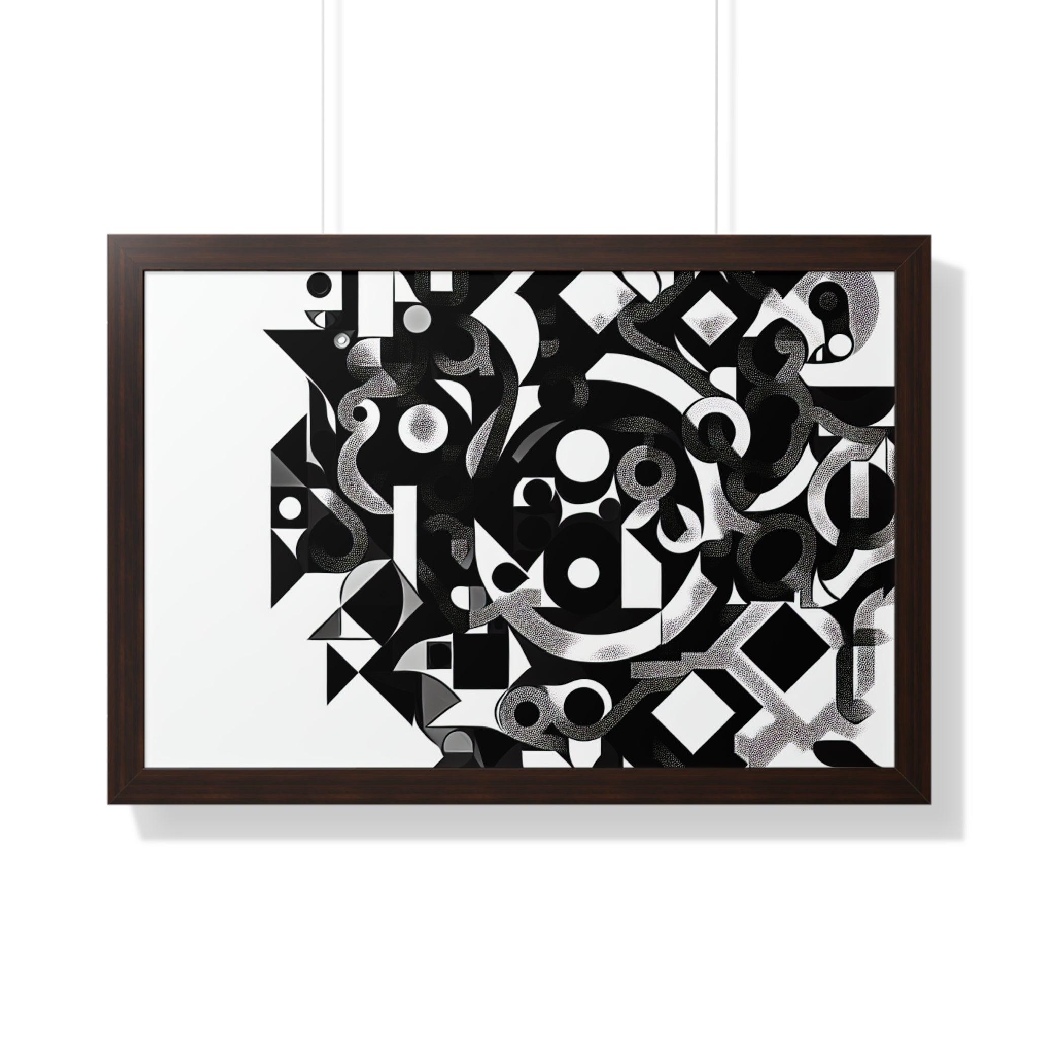 Eclipse of Contrast | Framed Print