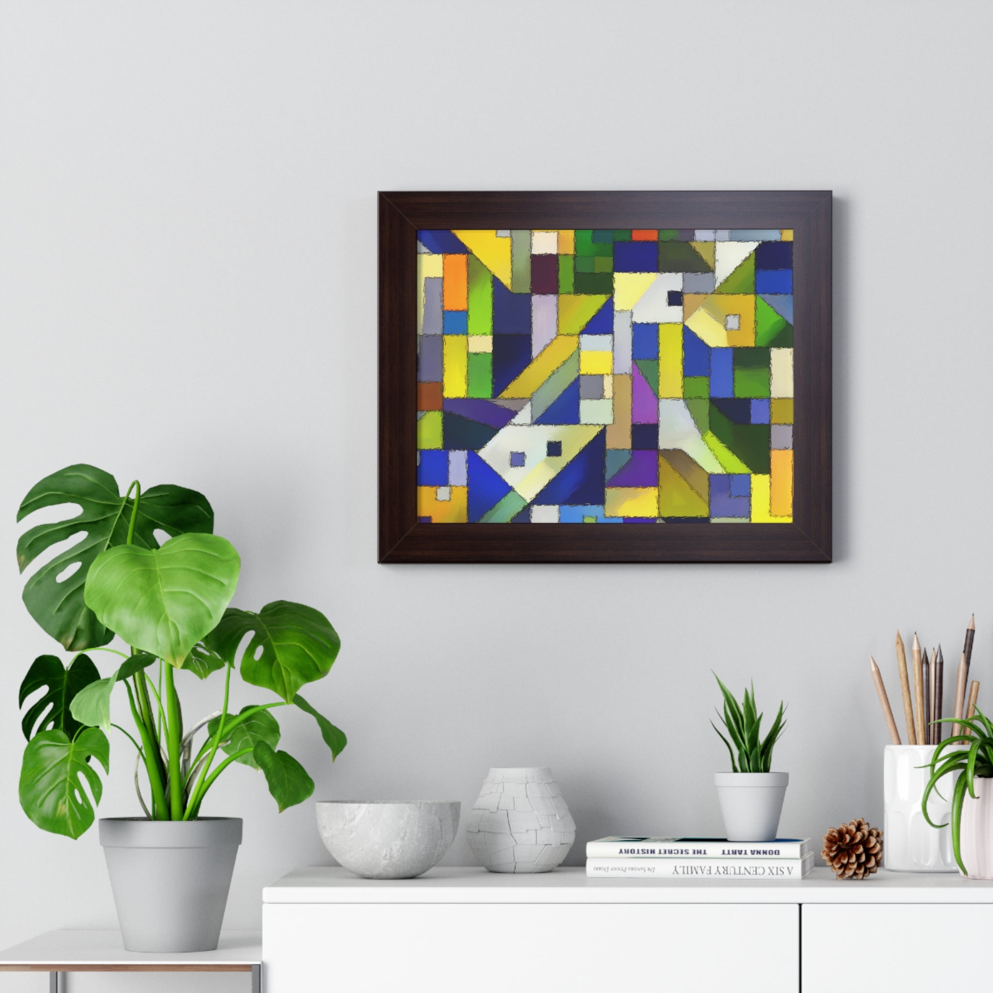 Fractured Harmony and Light | Framed Print