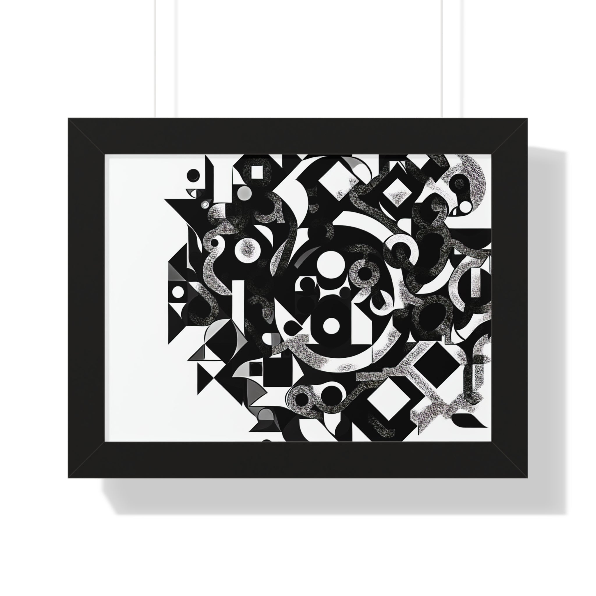 Eclipse of Contrast | Framed Print