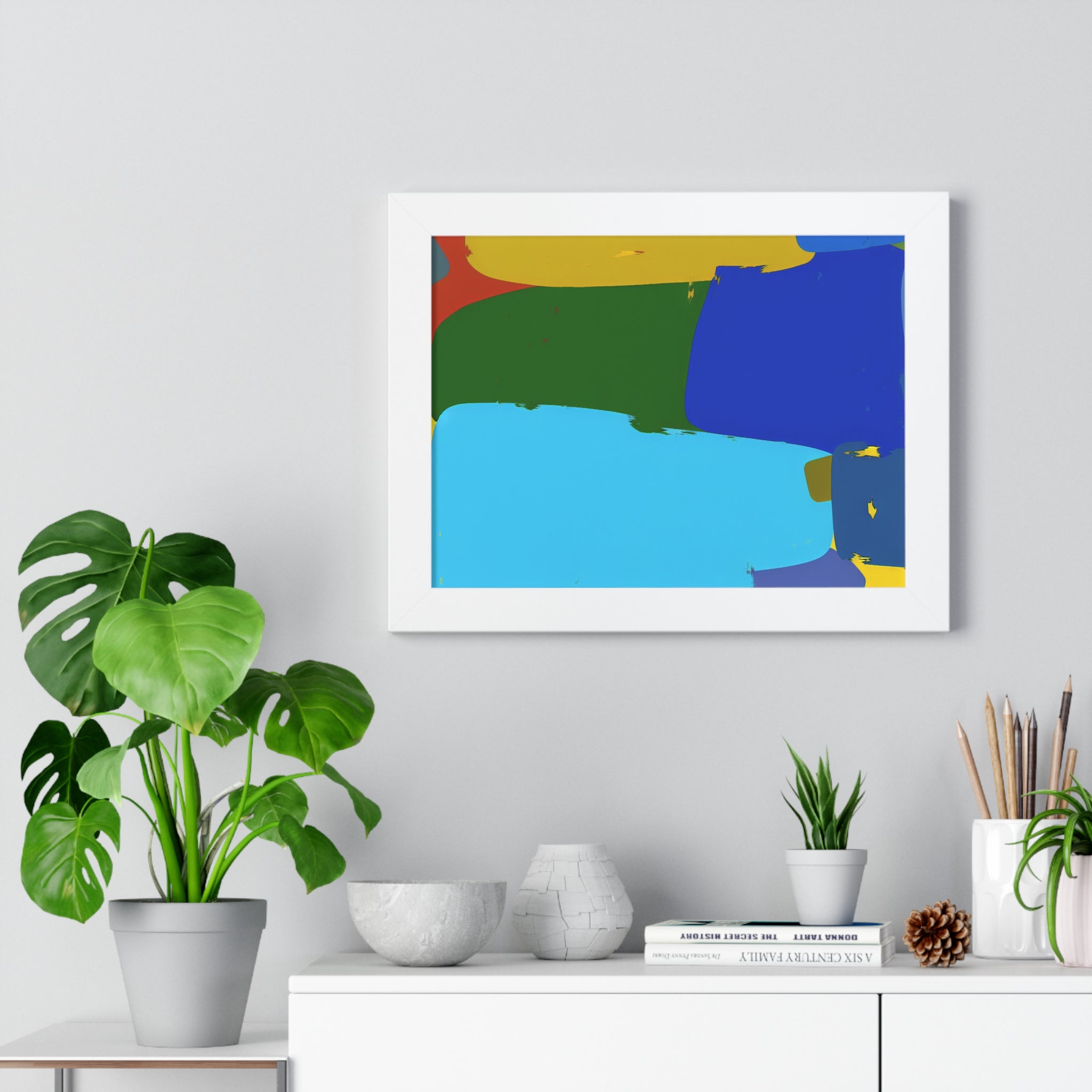 Vibrant Echoes of Energy | Framed Print