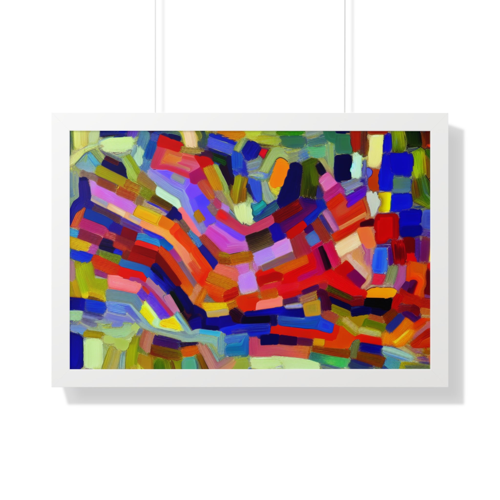 Vivid Echoes in Motion | Framed Print