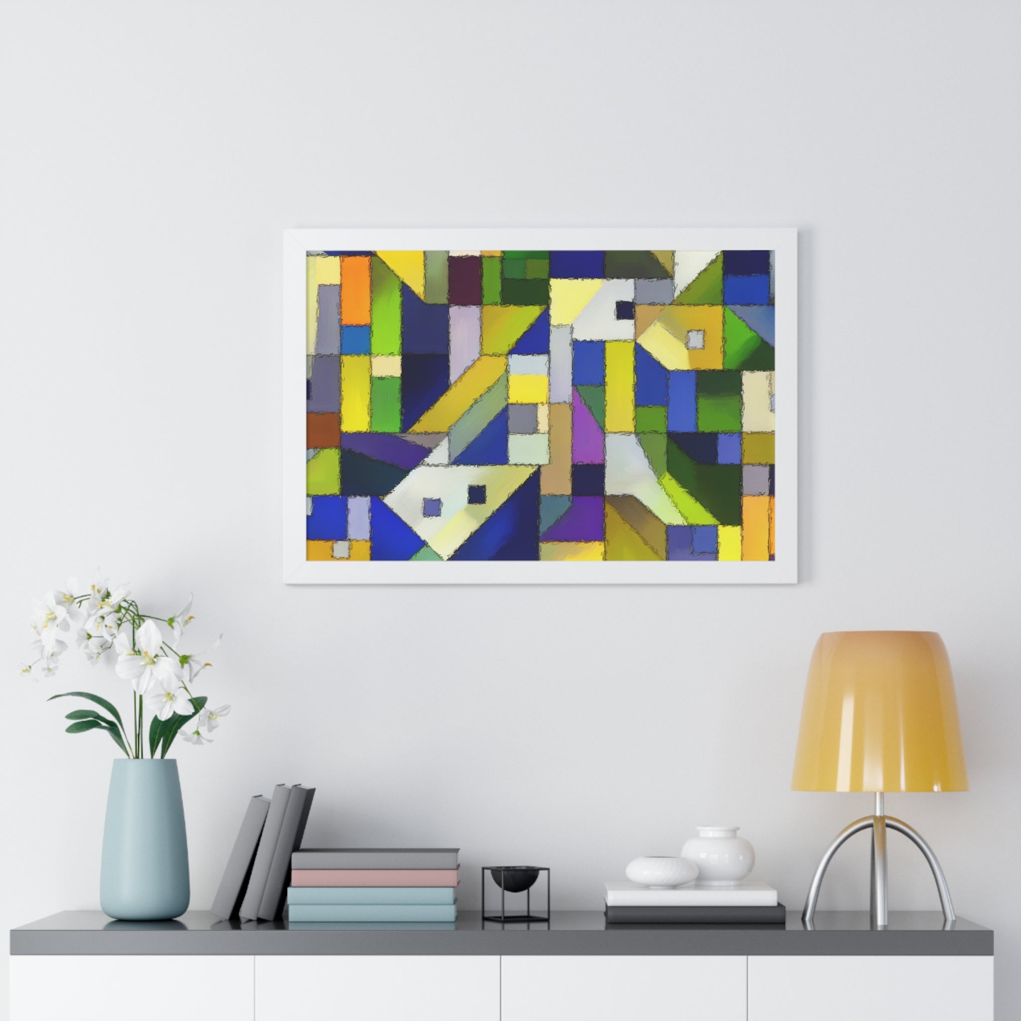 Fractured Harmony and Light | Framed Print