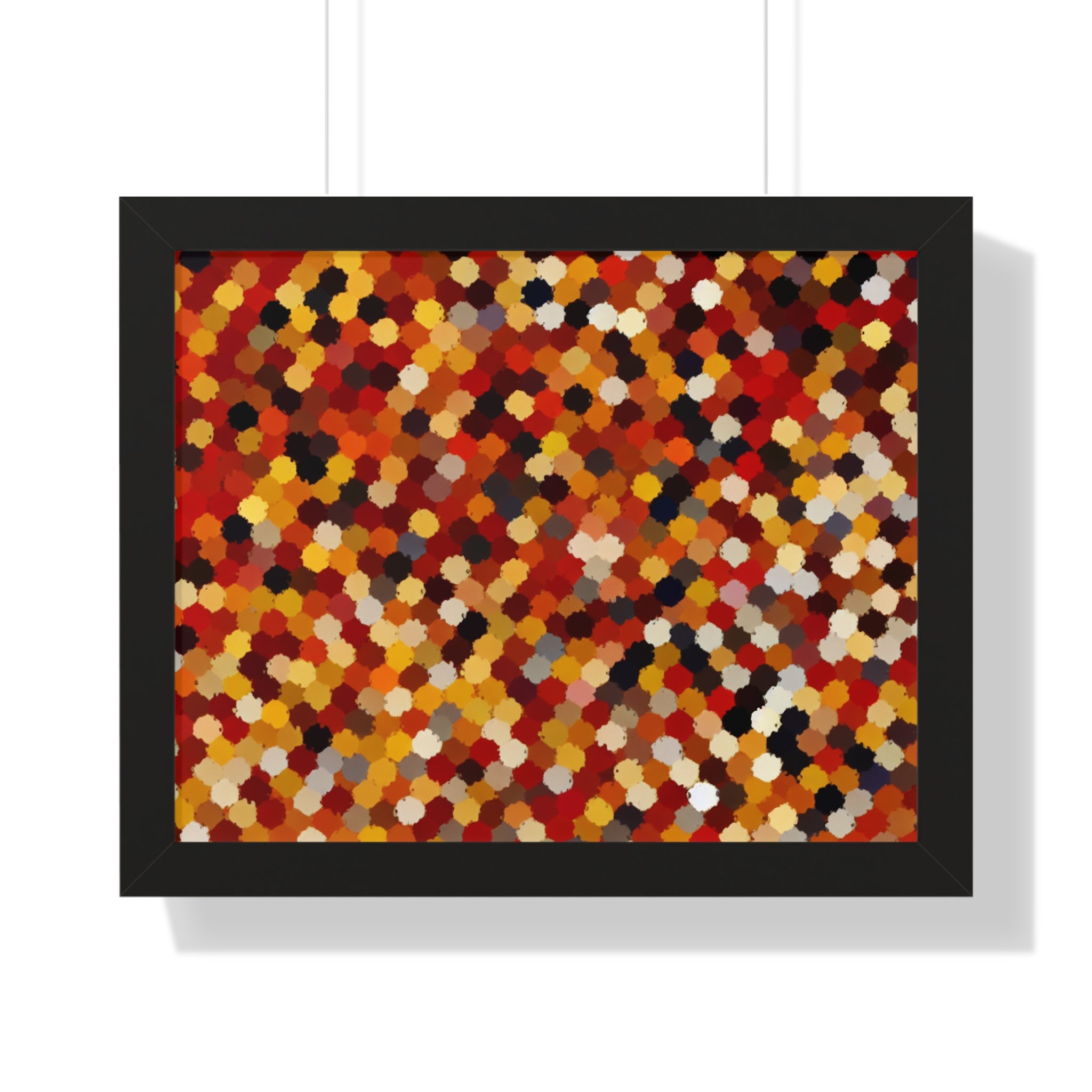 Radiant Dance of Circles | Framed Print