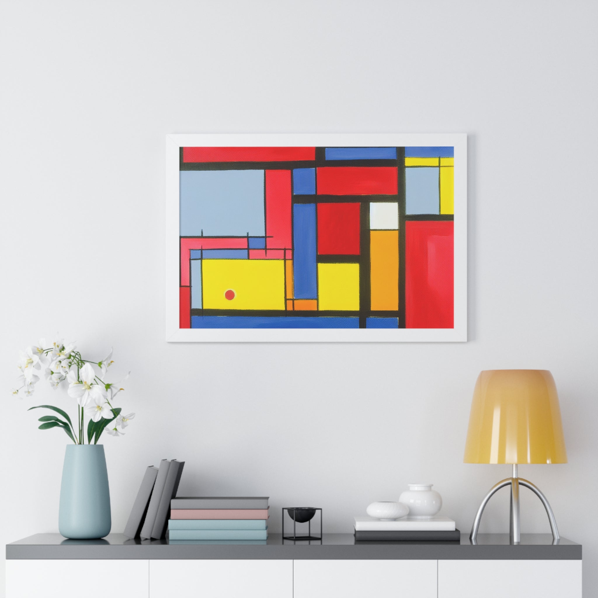 Primary Harmony and Tension | Framed Print