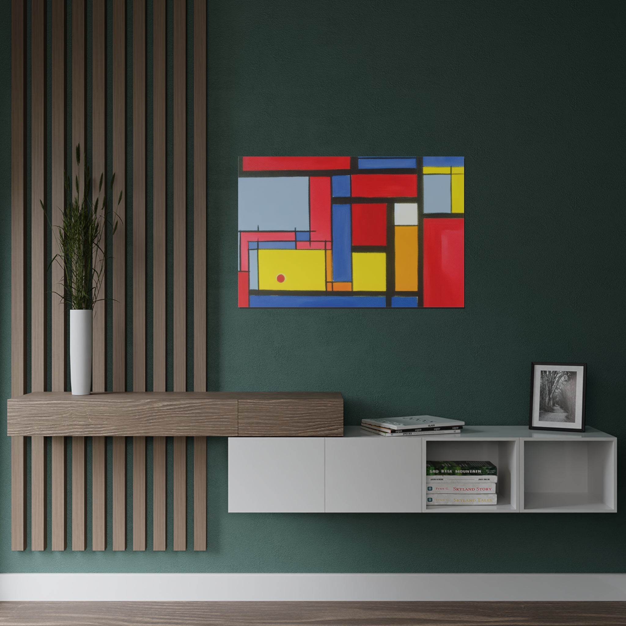 Primary Harmony and Tension | Satin Print