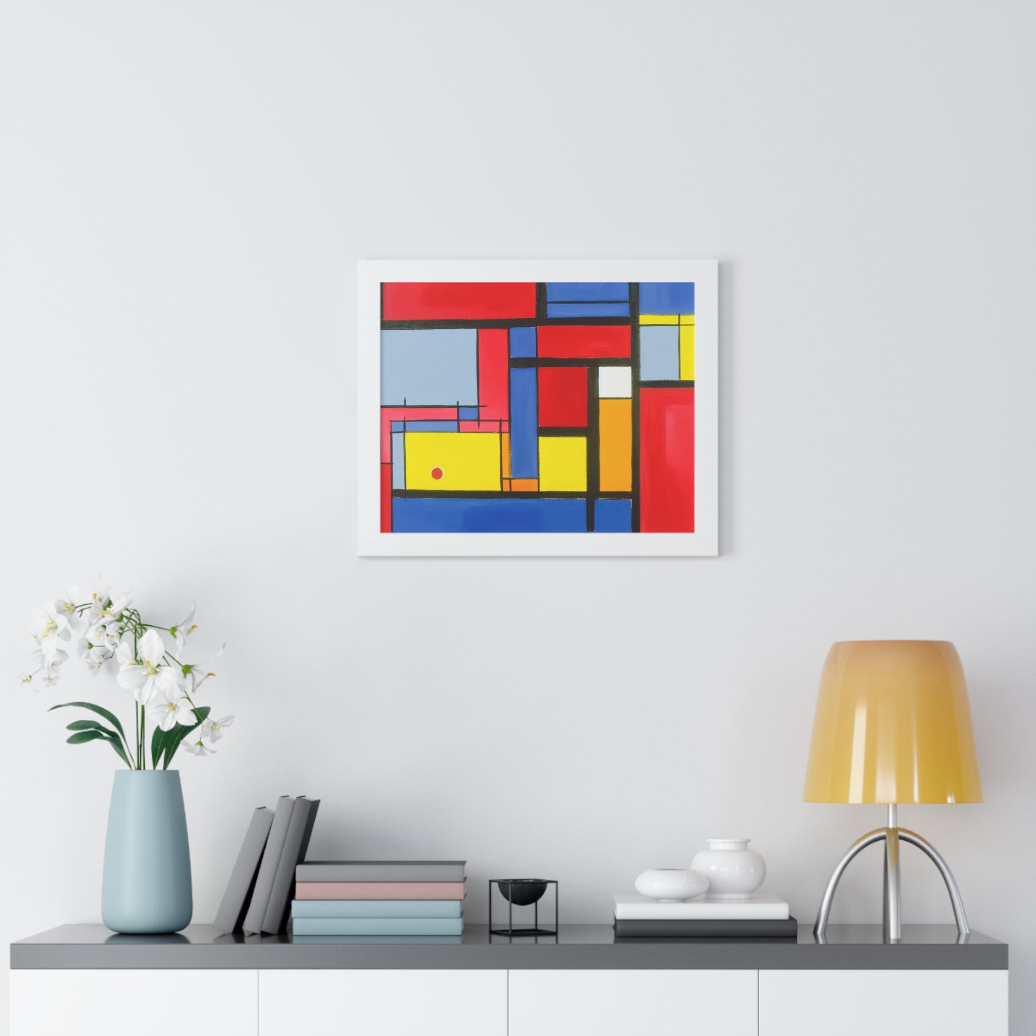 Primary Harmony and Tension | Framed Print