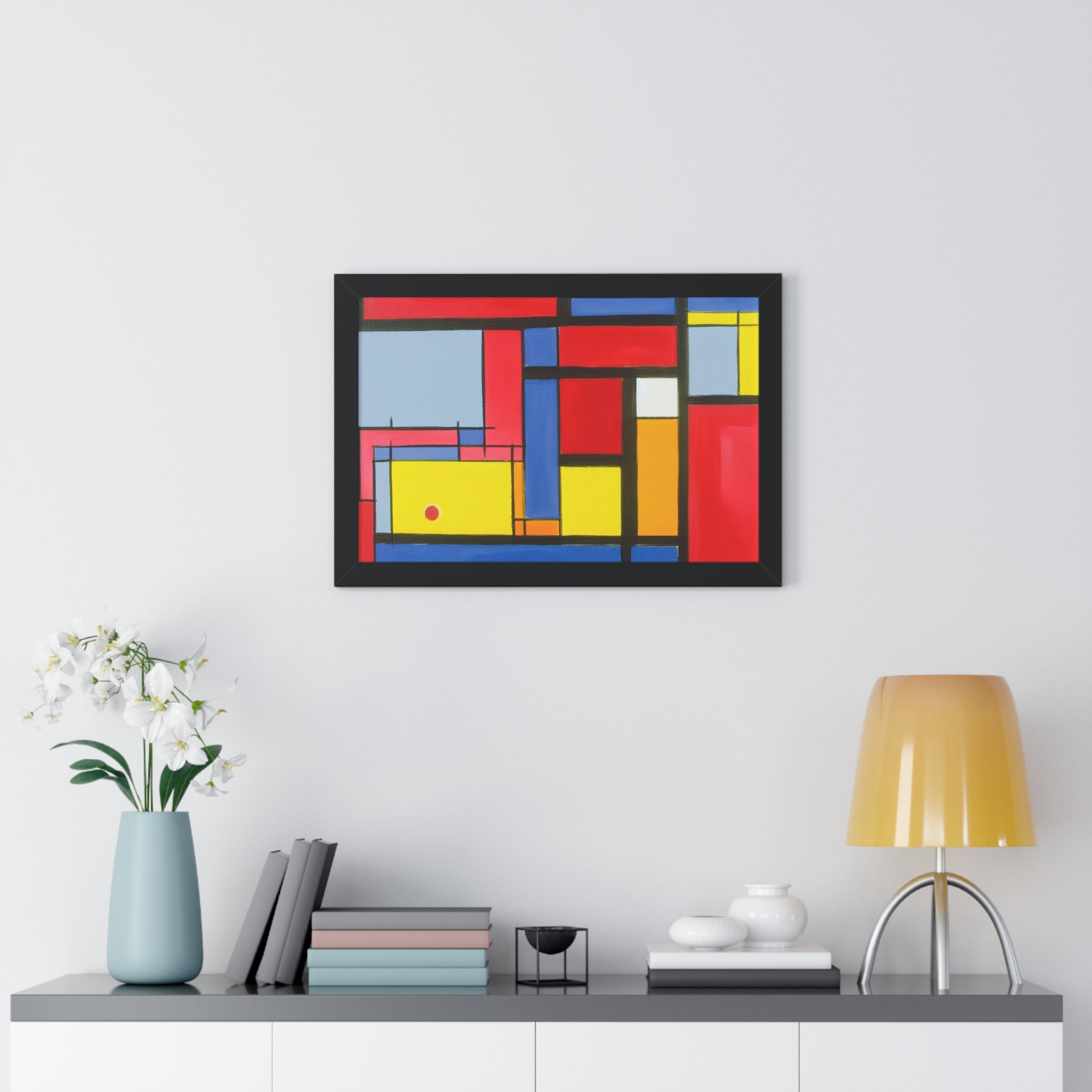 Primary Harmony and Tension | Framed Print