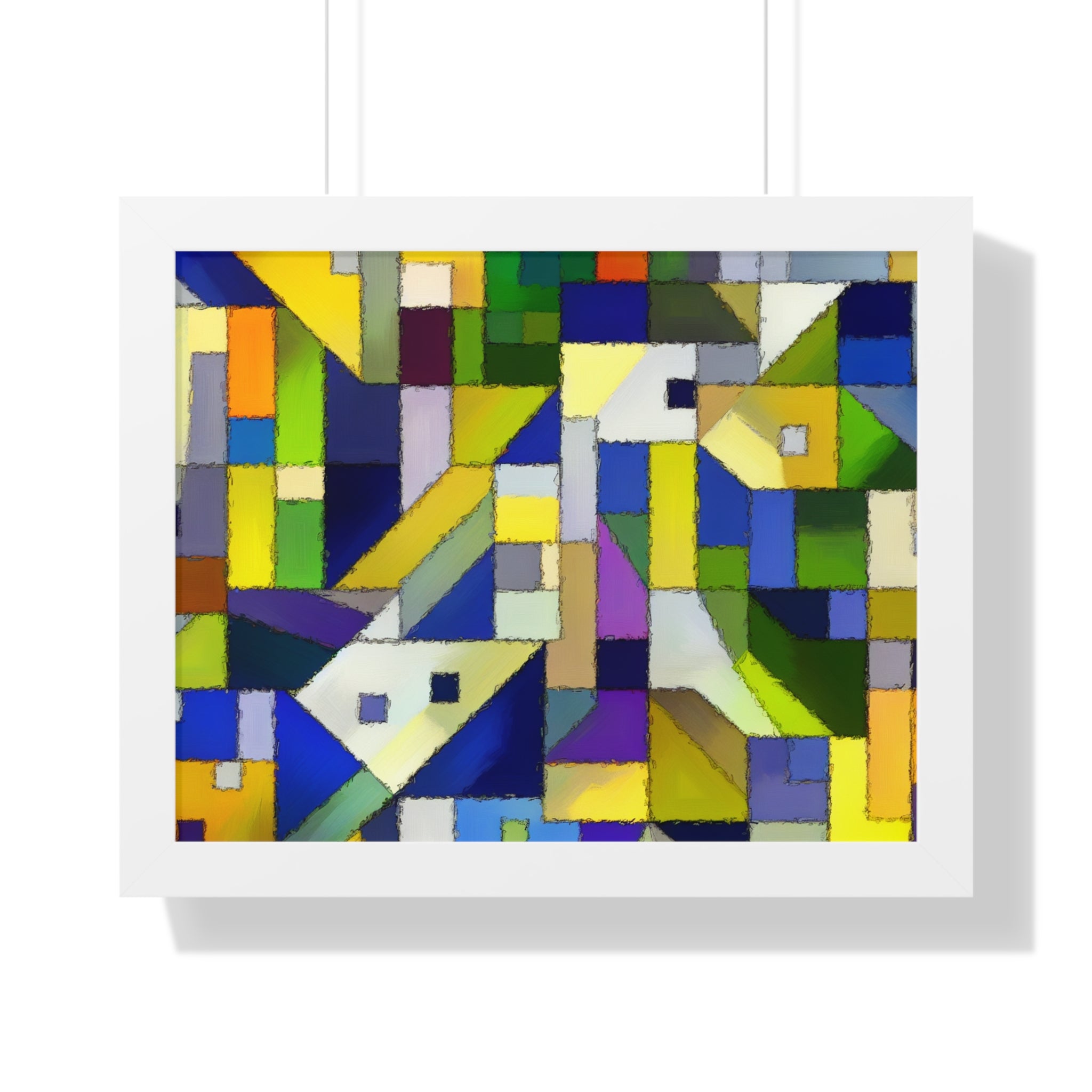 Fractured Harmony and Light | Framed Print