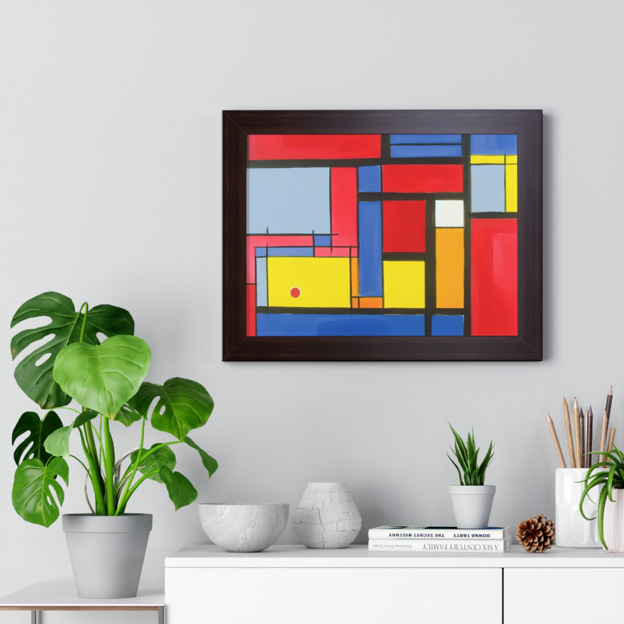 Primary Harmony and Tension | Framed Print